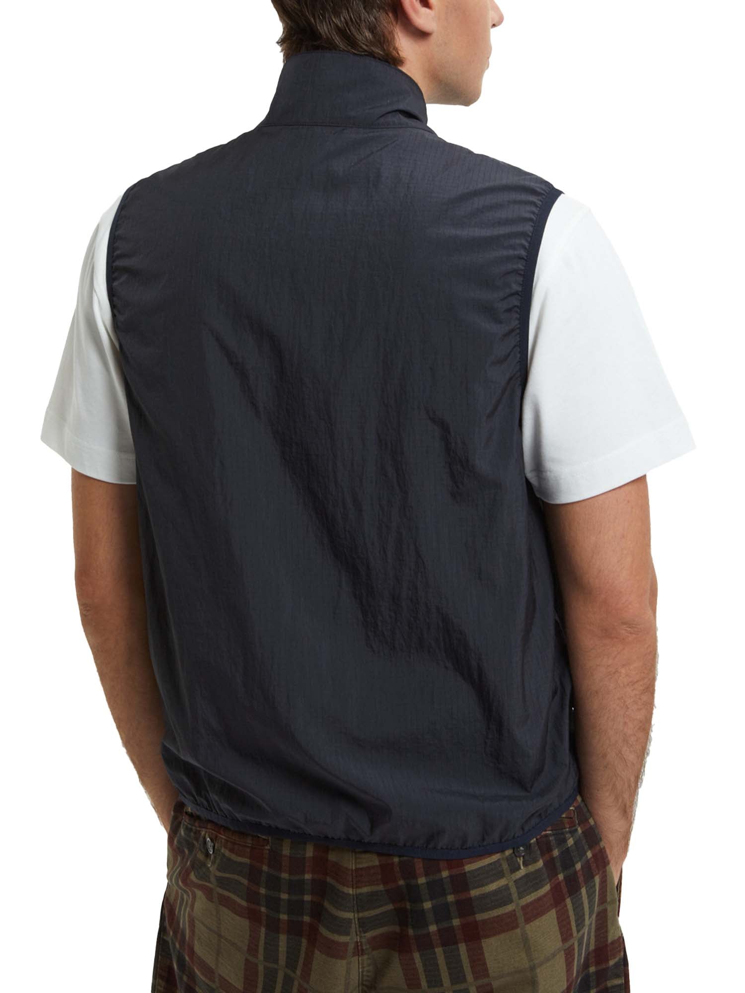 Baracuta Gilet in ripstop Blu