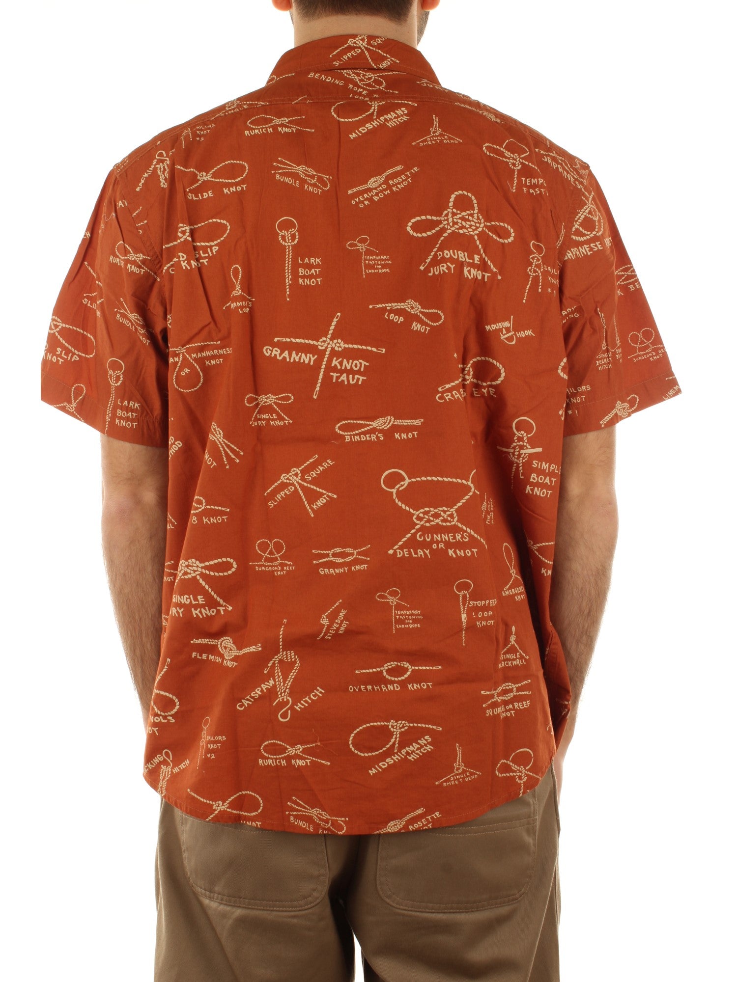 Filson Washed Short Sleeve Cloth Shirt Arancione