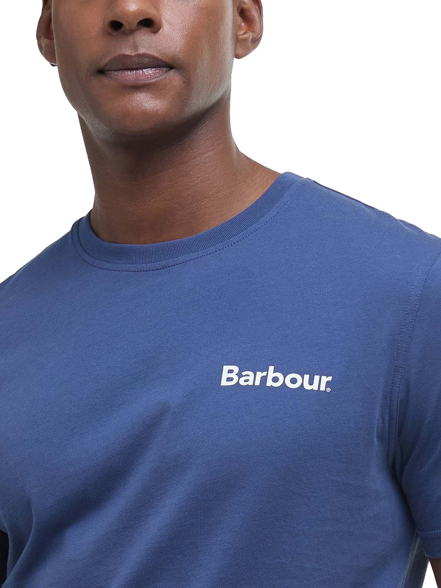 Barbour T-shirt con stampa Camber Blu
