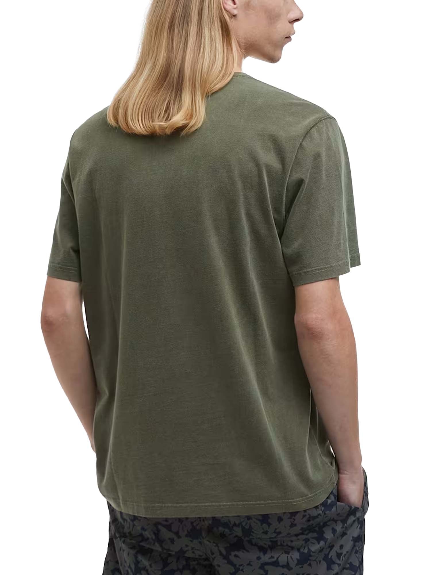 Barbour T-shirt Newstreet Relaxed Verde