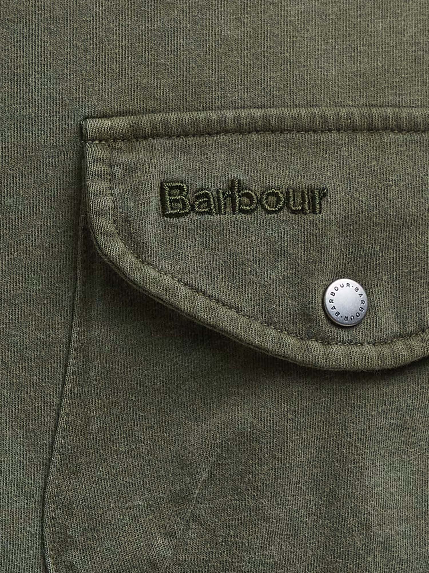 Barbour T-shirt Newstreet Relaxed Verde