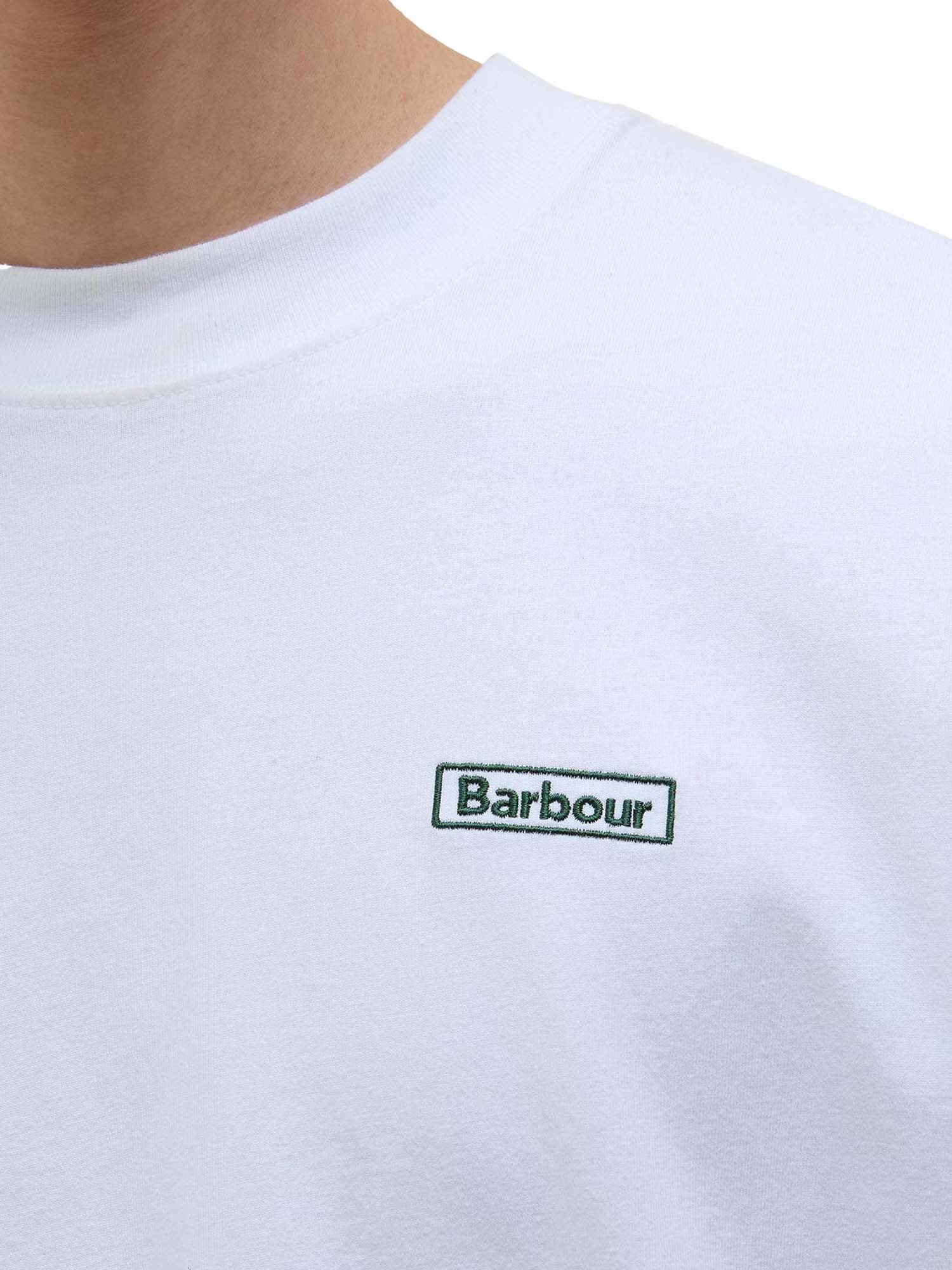 Barbour T-shirt oversize Walton Bianco