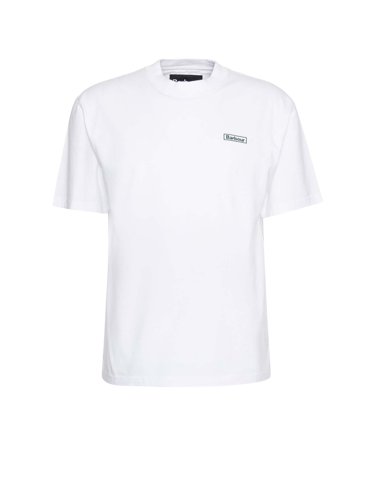 Barbour T-shirt oversize Walton Bianco