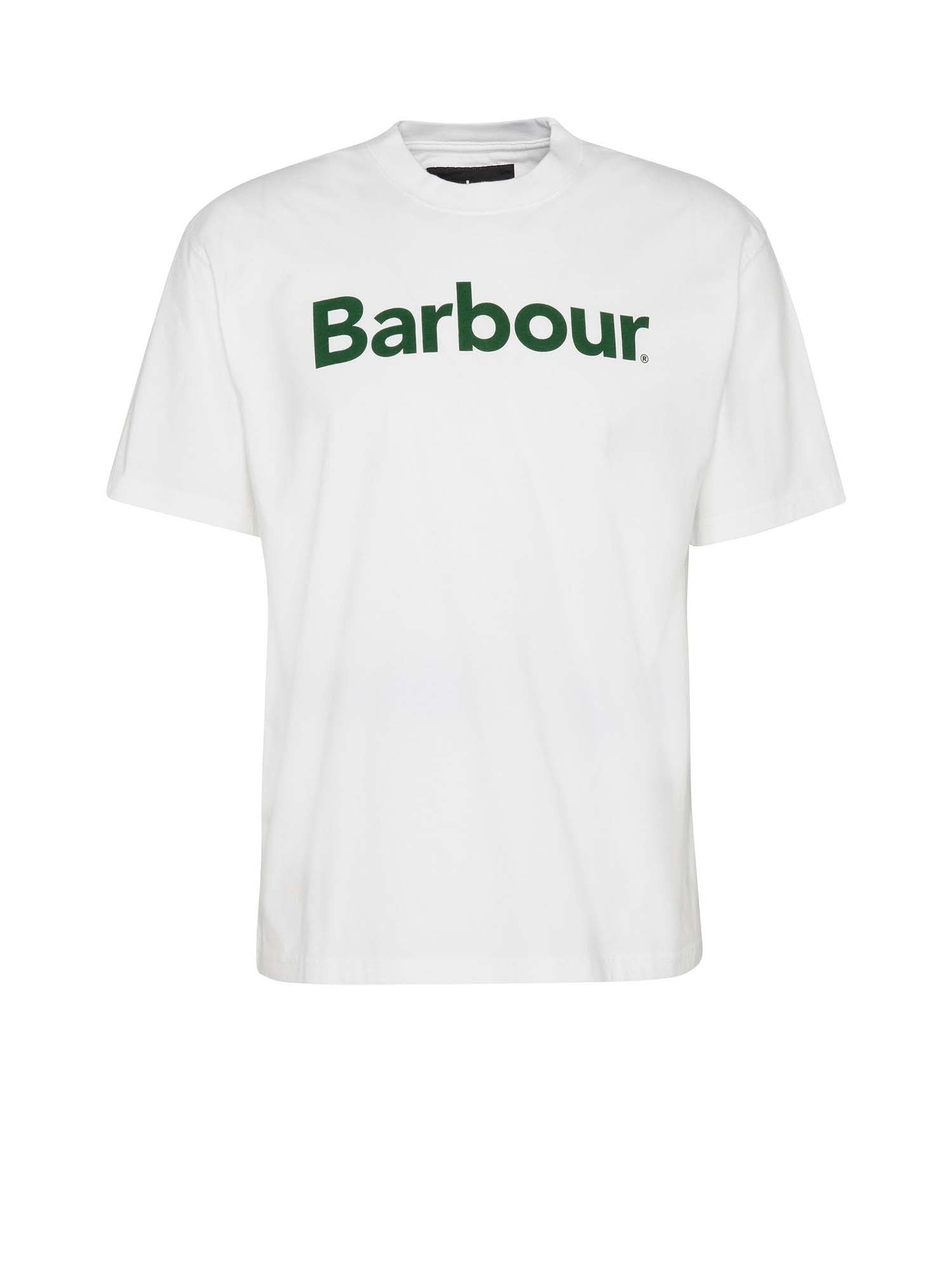 Barbour T-shirt oversize Pensford Bianco