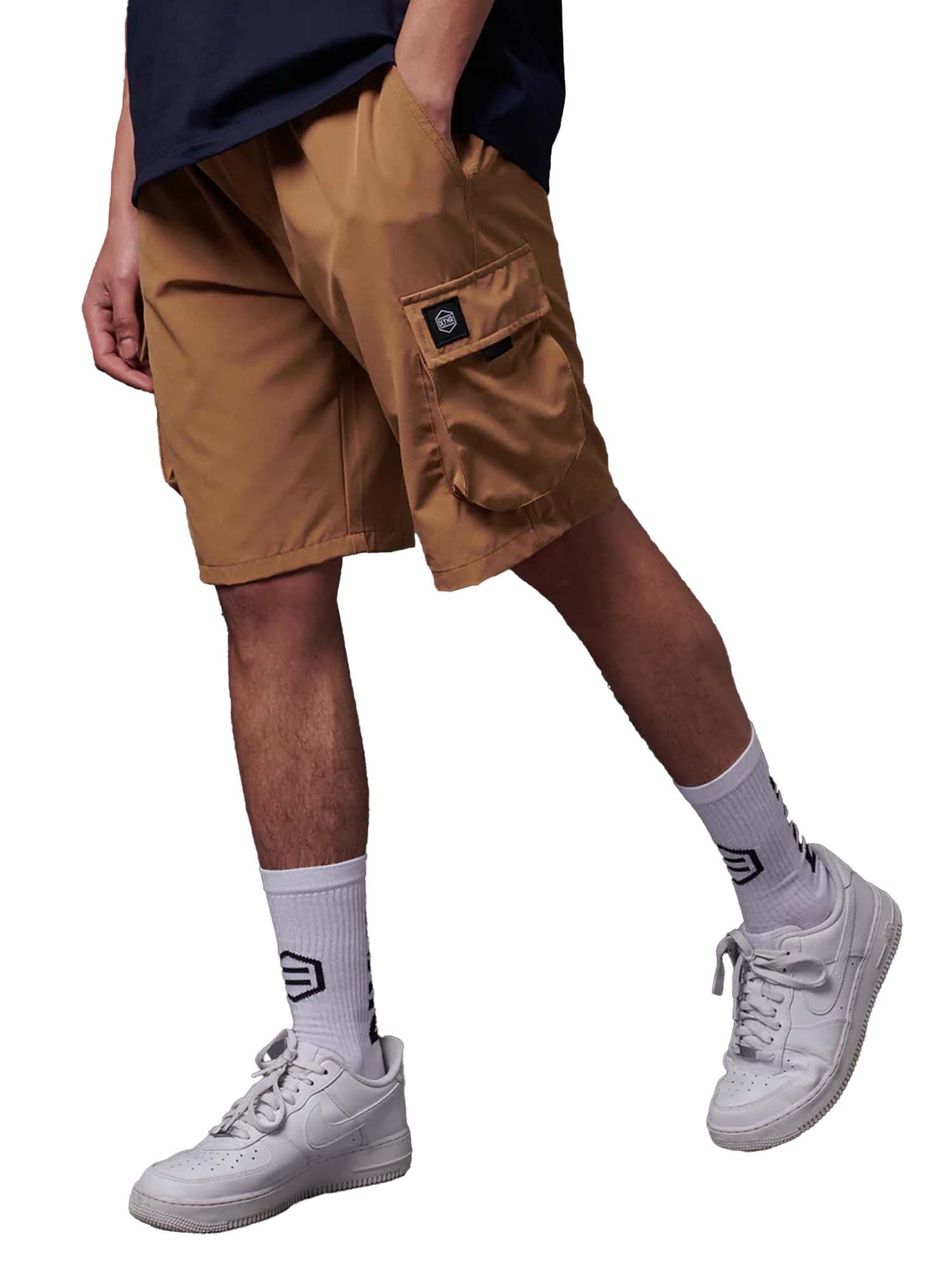 Dolly Noire Techno Shorts Cargo Beige