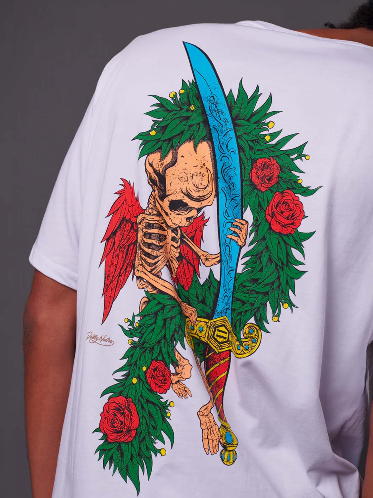 Dolly Noire Asso Di Spade Tee Bianco