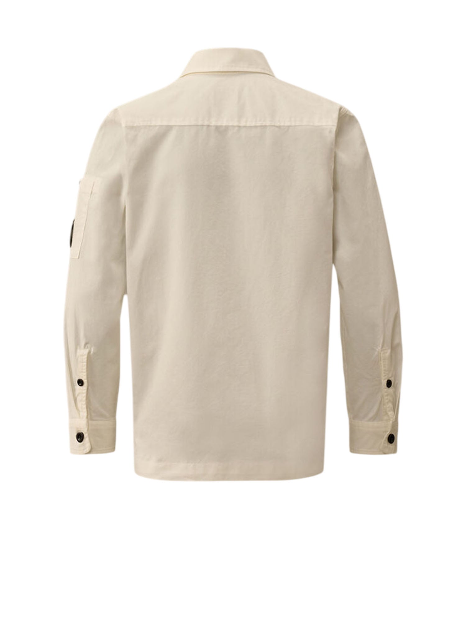 C.p. Company Camicia Zip Bambino Bianco