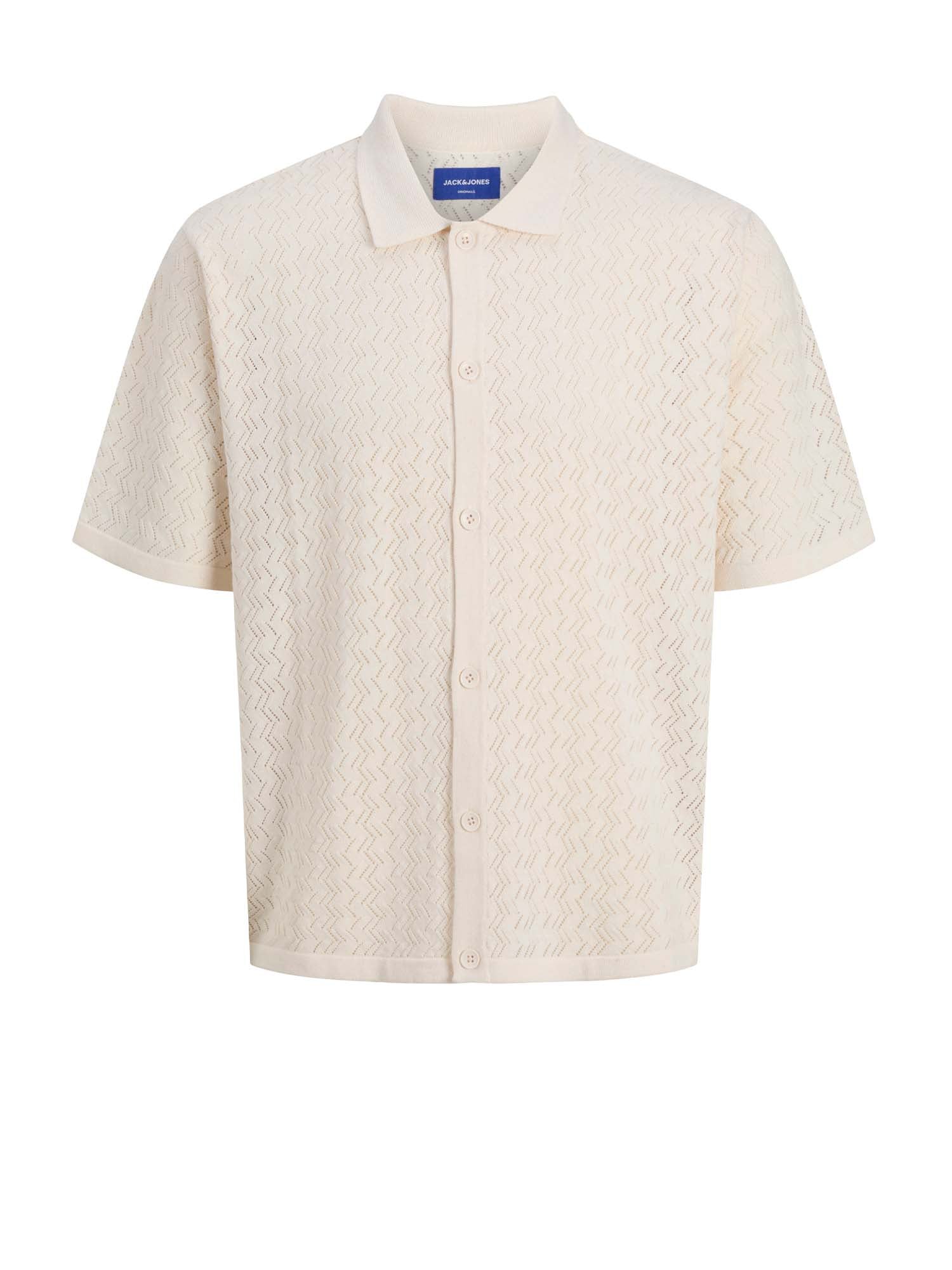 Jack & Jones Camicie Tyler Knit Polo Bianco