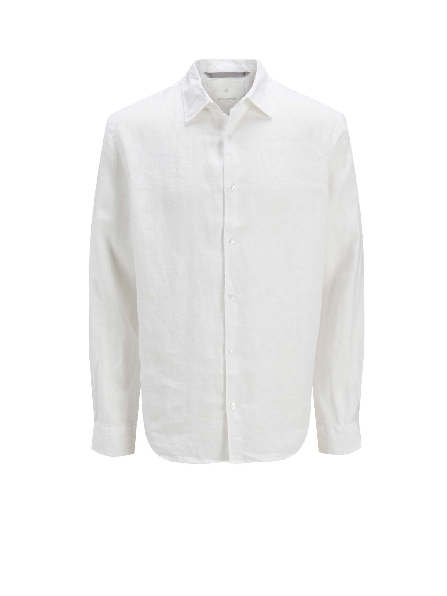 Jack & Jones Camicia Clawrence Linen Bianco