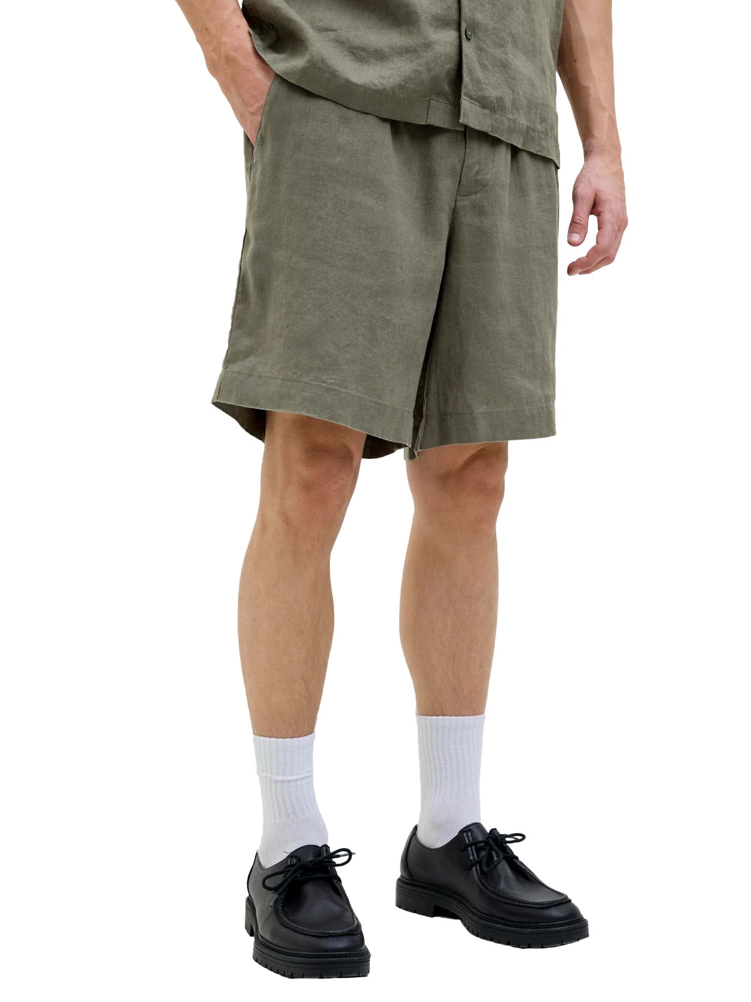 Jack & Jones Bermuda Wide Leg Fit Verde