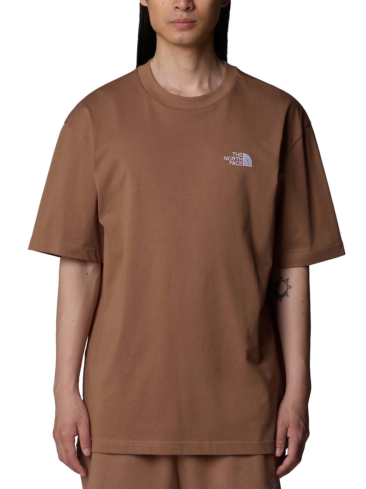 The North Face T-Shirt Oversize Simple Dome Bianco