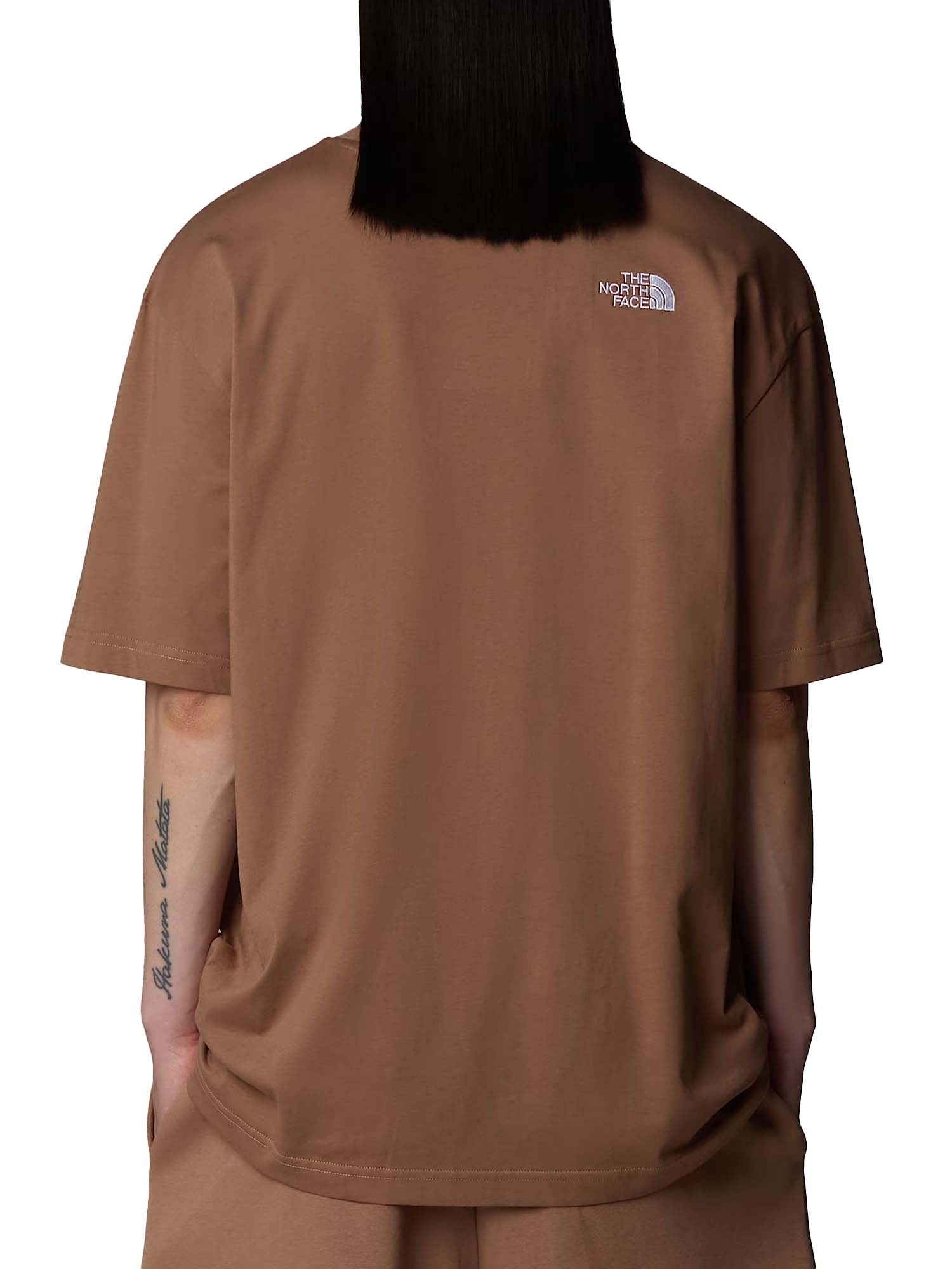 The North Face T-Shirt Oversize Simple Dome Bianco