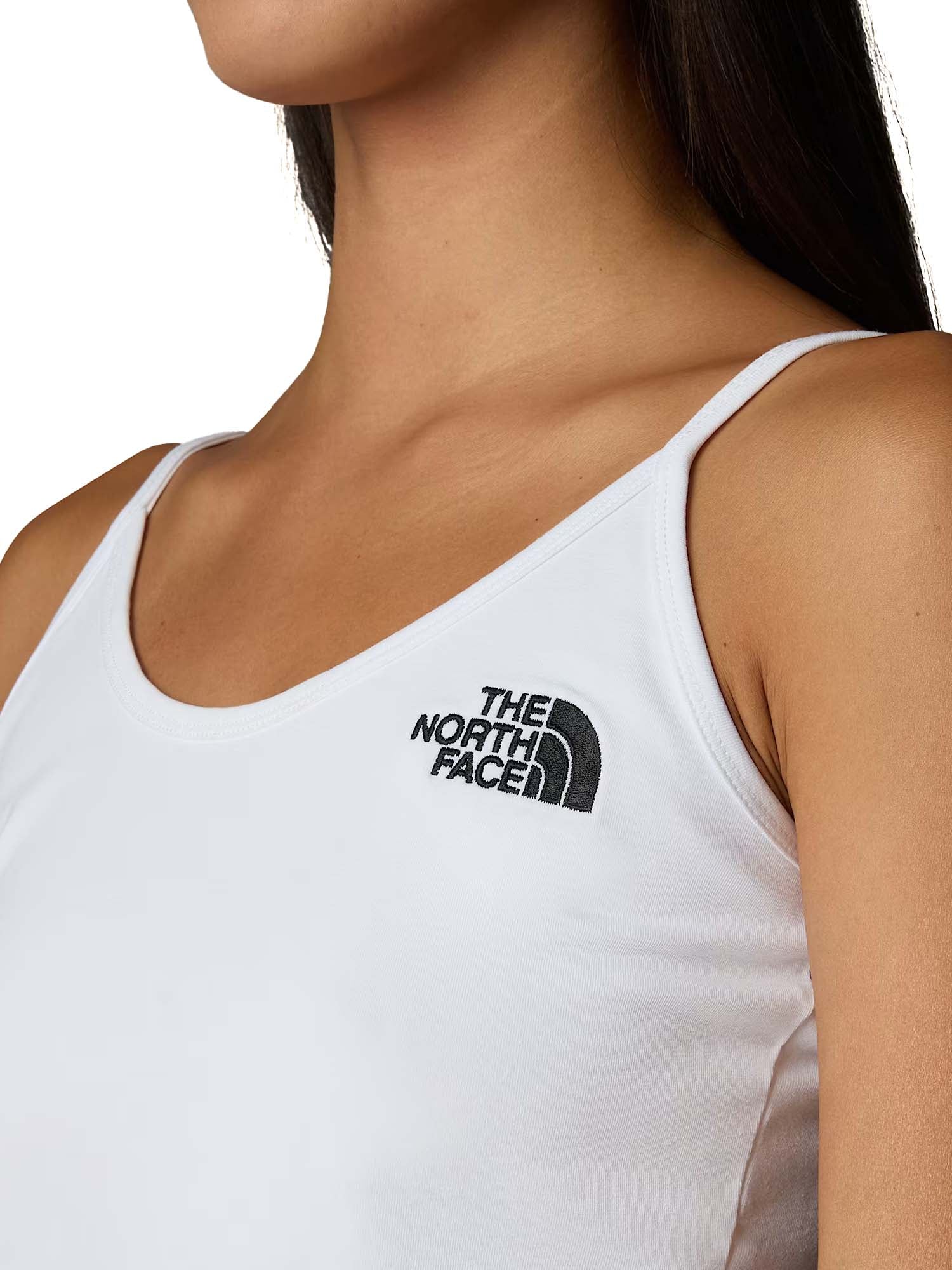 The North Face Canotta corta in vita da donna Bianco