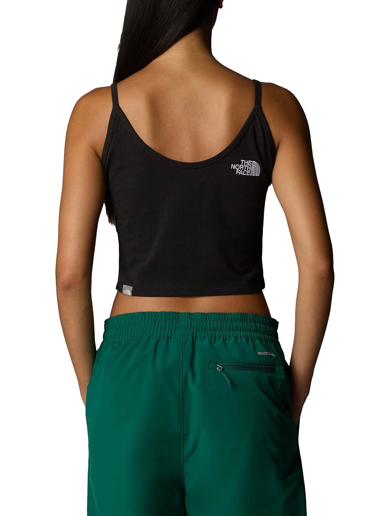 The North Face Canotta corta in vita da donna Nero
