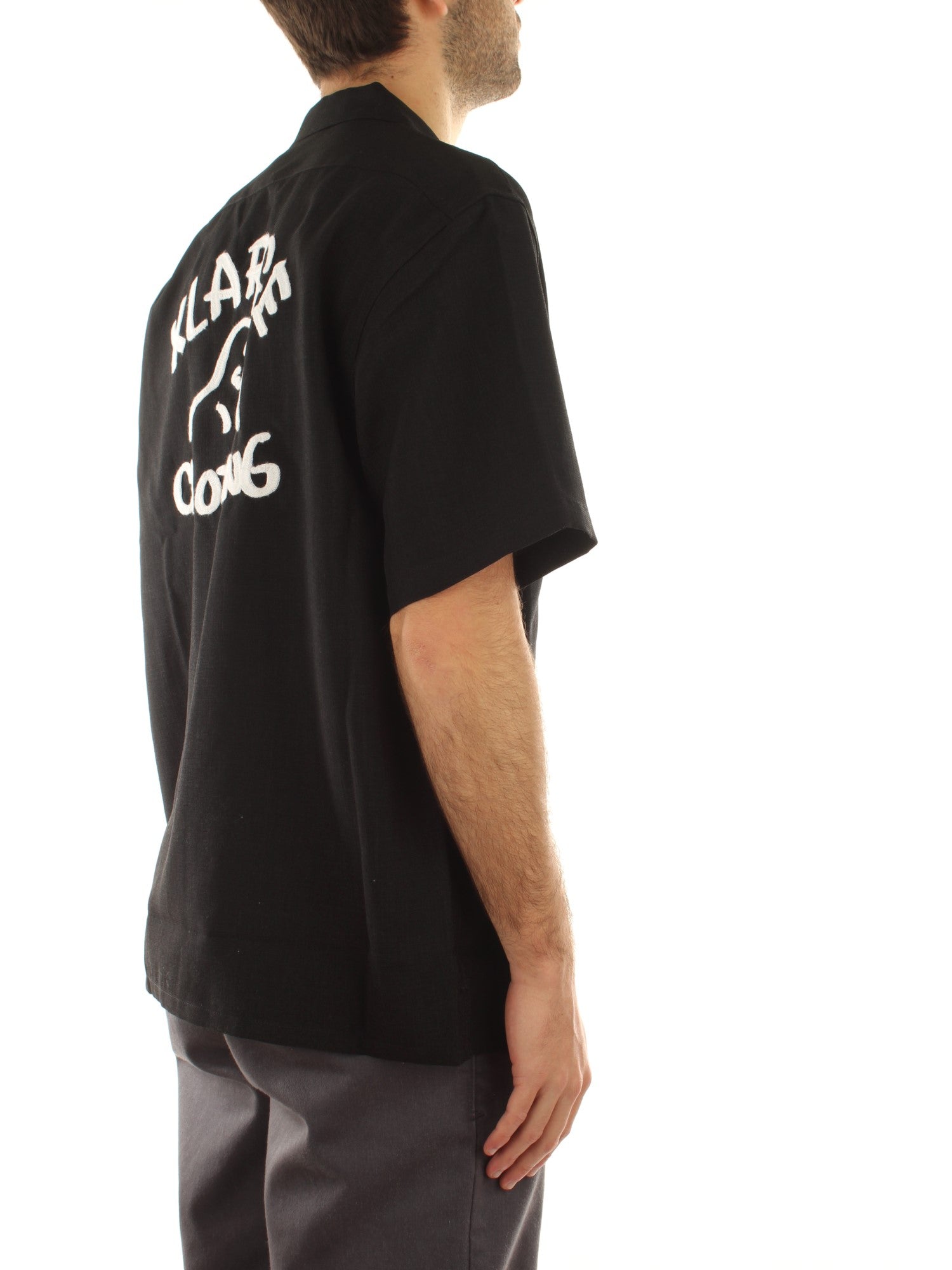 Xlarge Drawing Og Open Collar S/S Shirt Nero