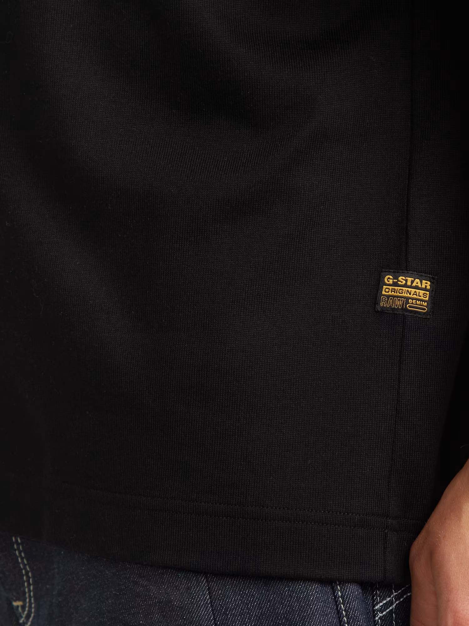 G-star T-Shirt Barcode Boxy Nero