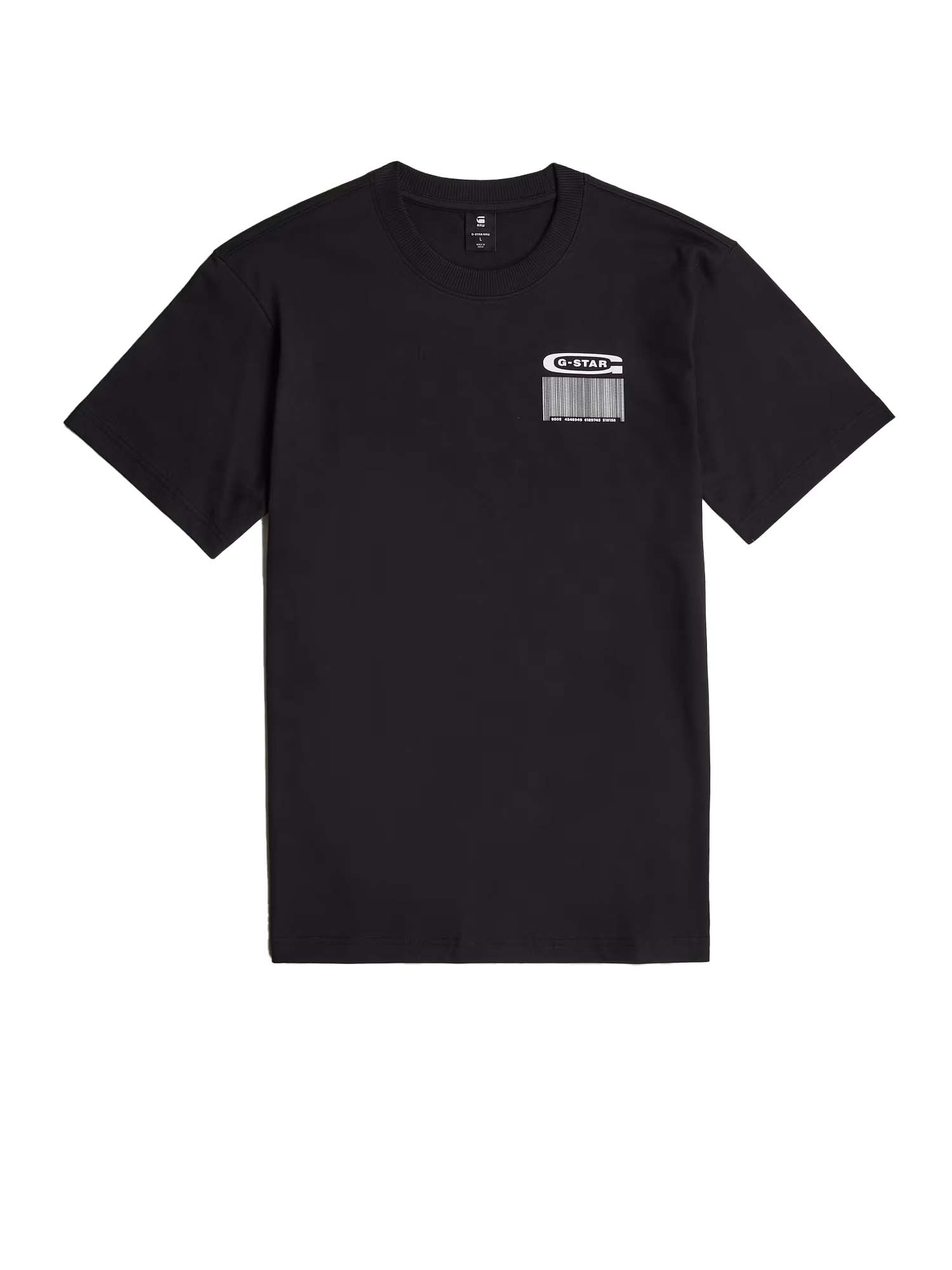 G-star Barcode Back Graphic Loose T-Shirt Nero