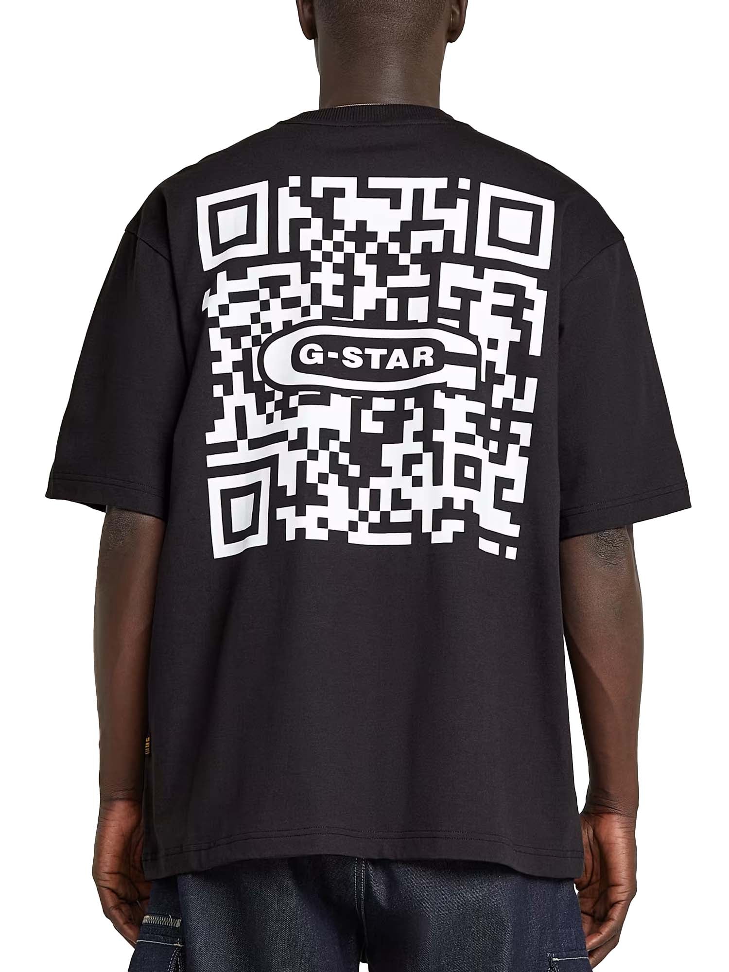 G-star QR Mini Maxi Boxy T-Shirt Nero