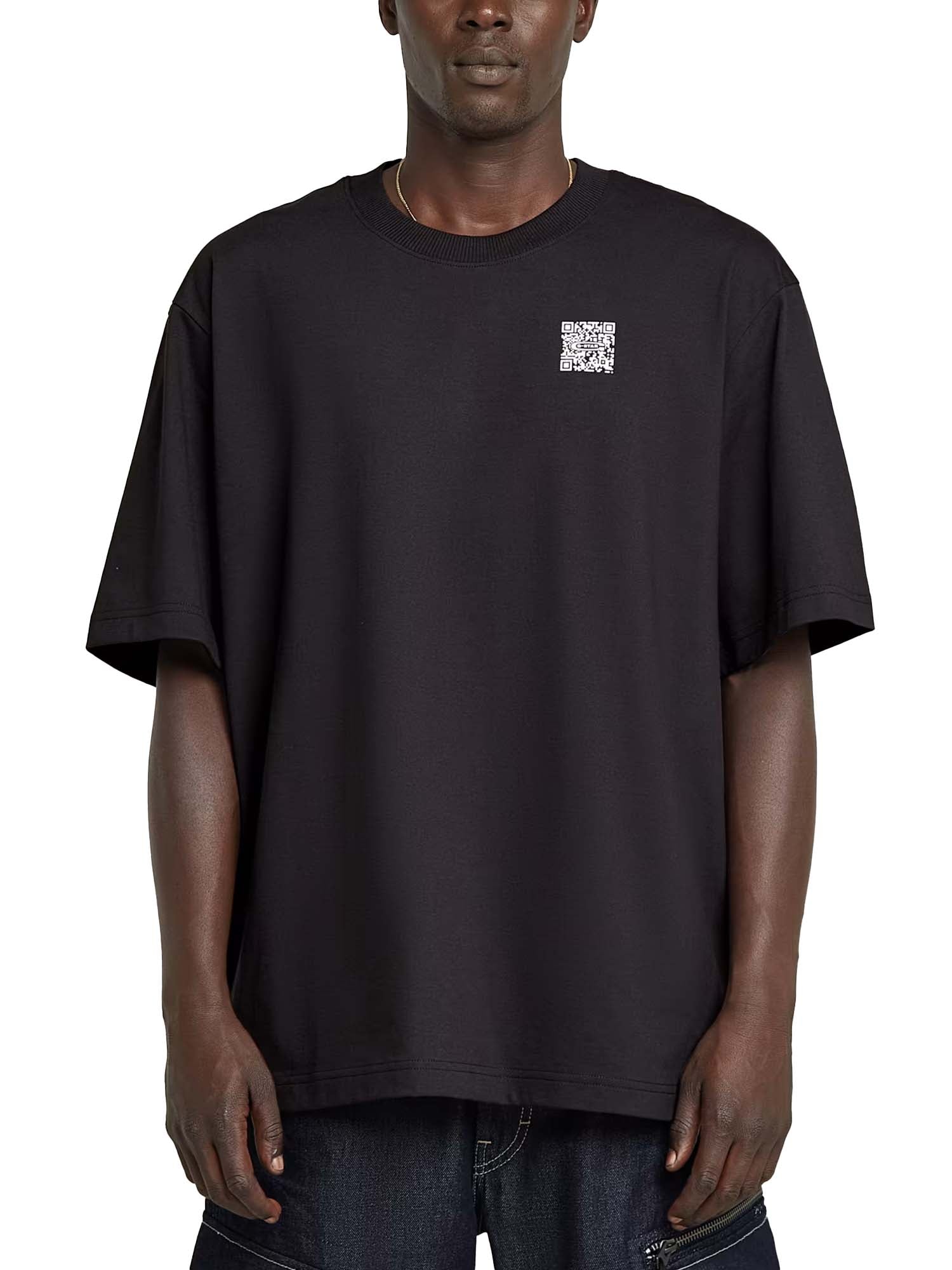G-star QR Mini Maxi Boxy T-Shirt Nero