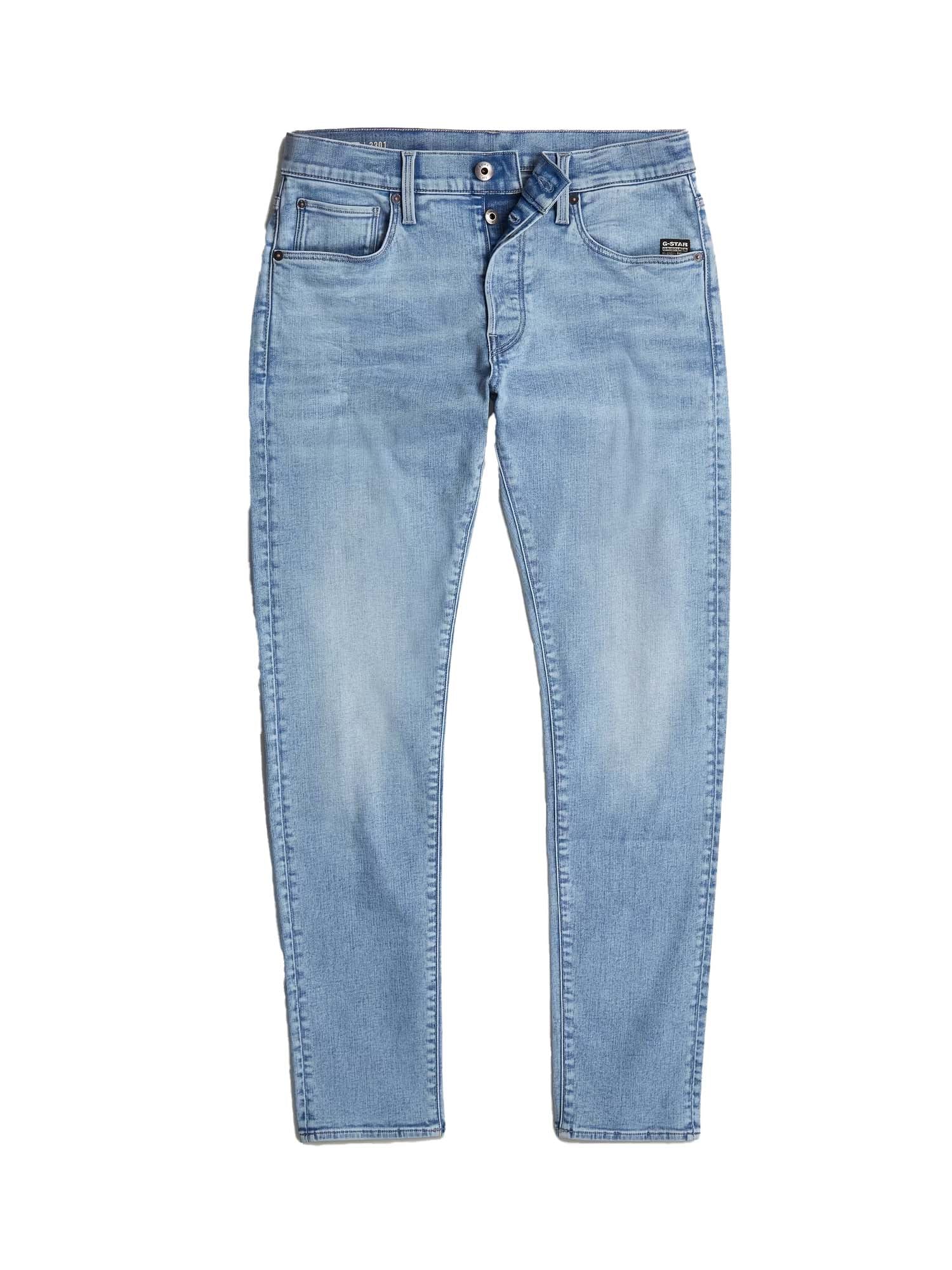 G-star Jeans 3301 Slim Azzurro