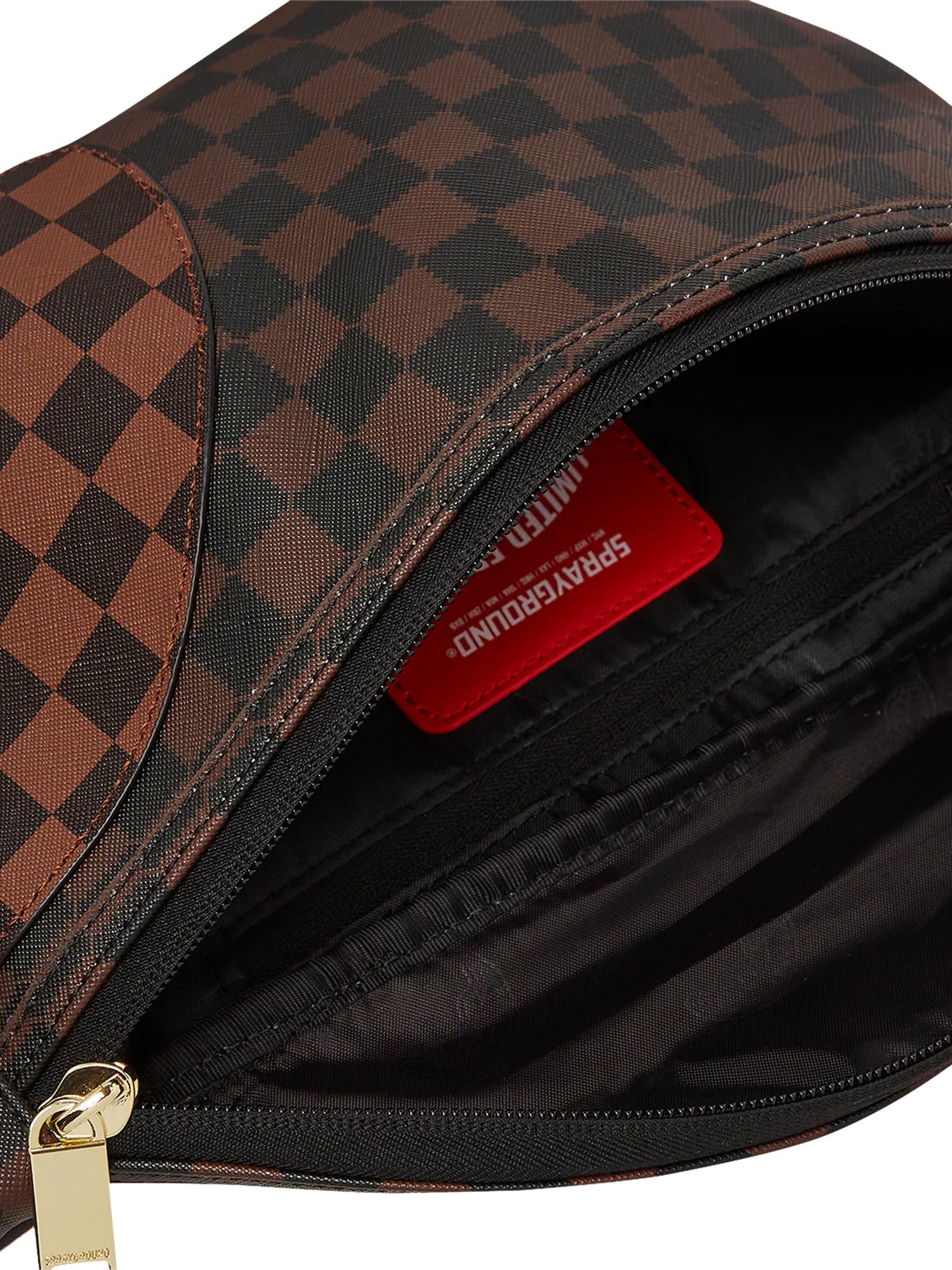 Sprayground Boujee Strap Crossbody Marrone