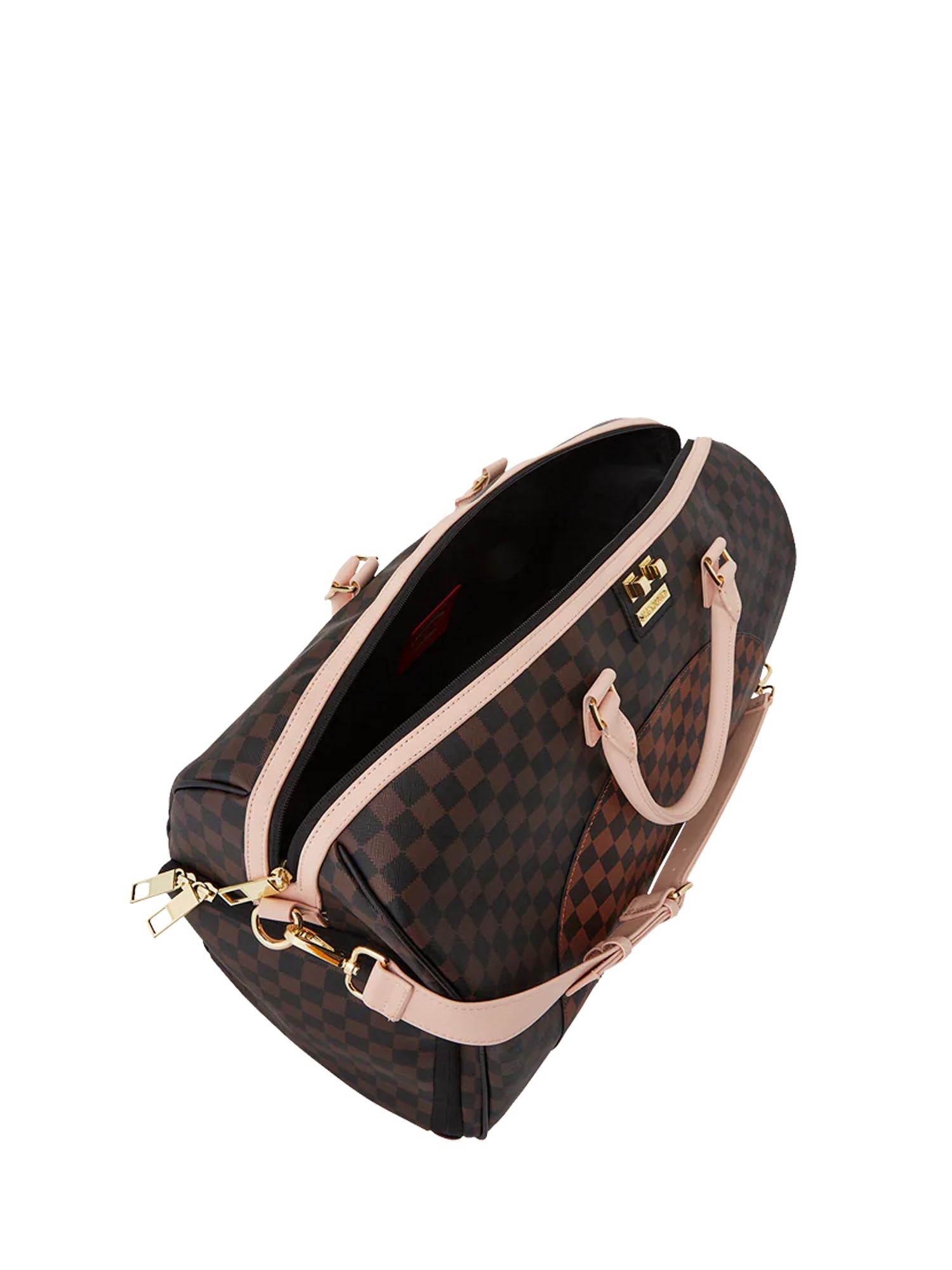 Sprayground Boujee Strap Duffel Marrone