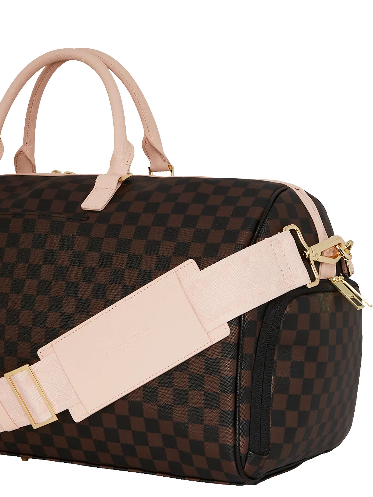 Sprayground Boujee Strap Duffel Marrone