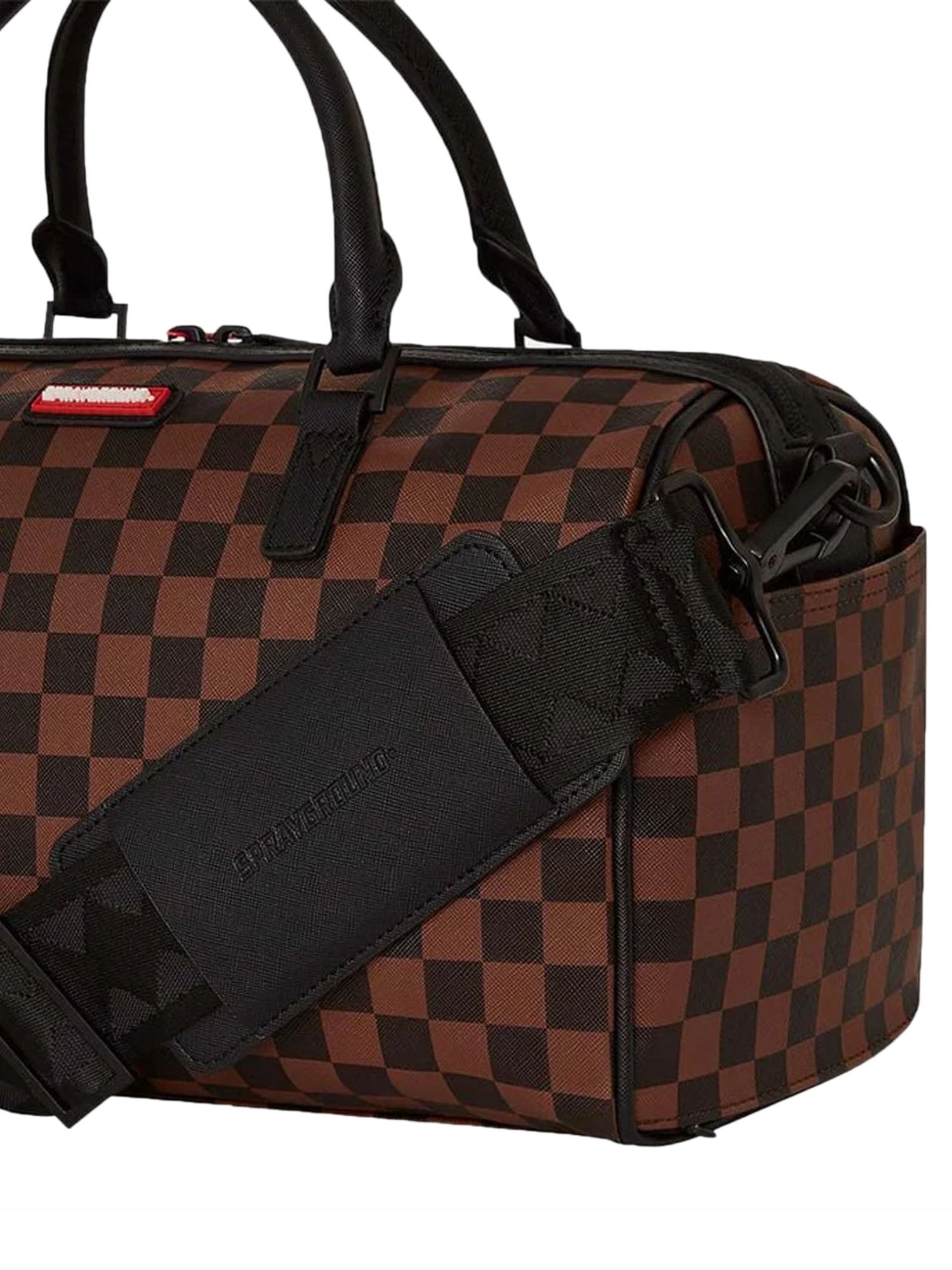 Sprayground Machine Francaise Mini Duffel Marrone