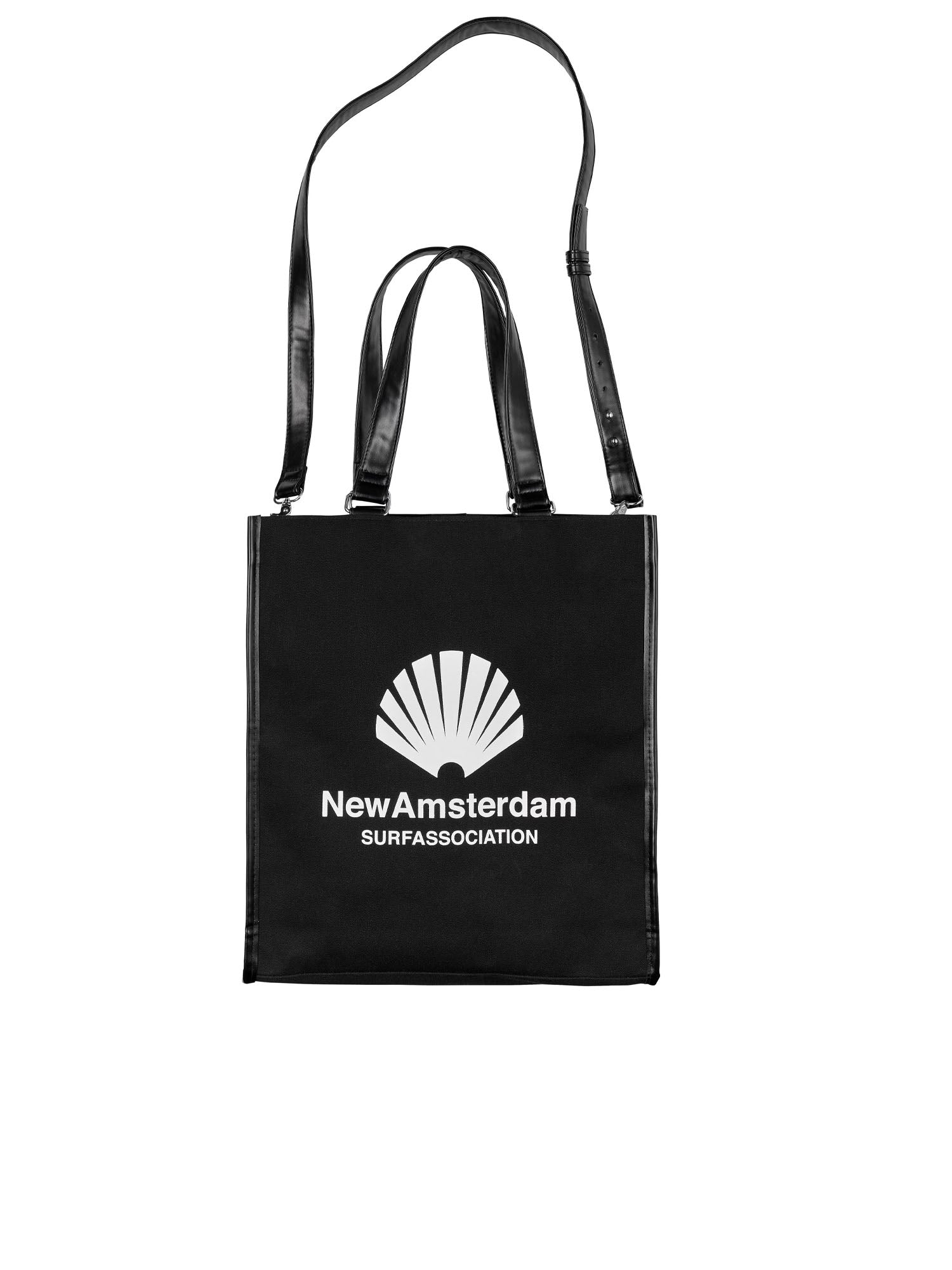 New Amsterdam Surf Association Cancas Tote Nero