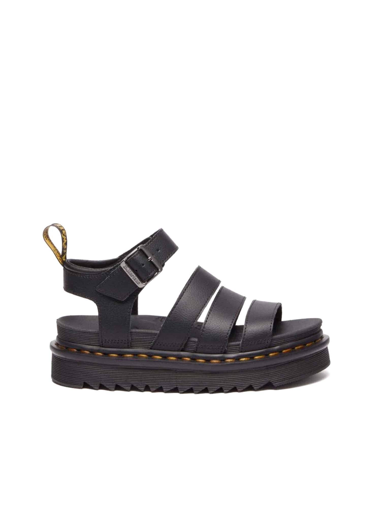 Dr. Martens Sandali Blaire in pelle Athena Nero