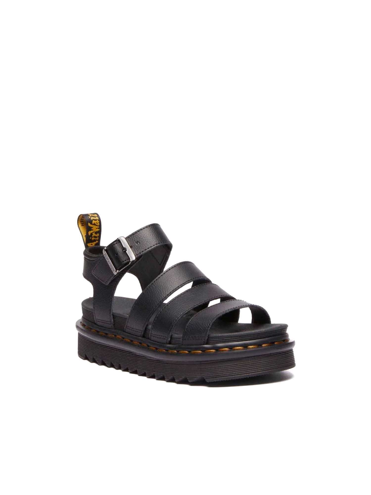 Dr. Martens Sandali Blaire in pelle Athena Nero