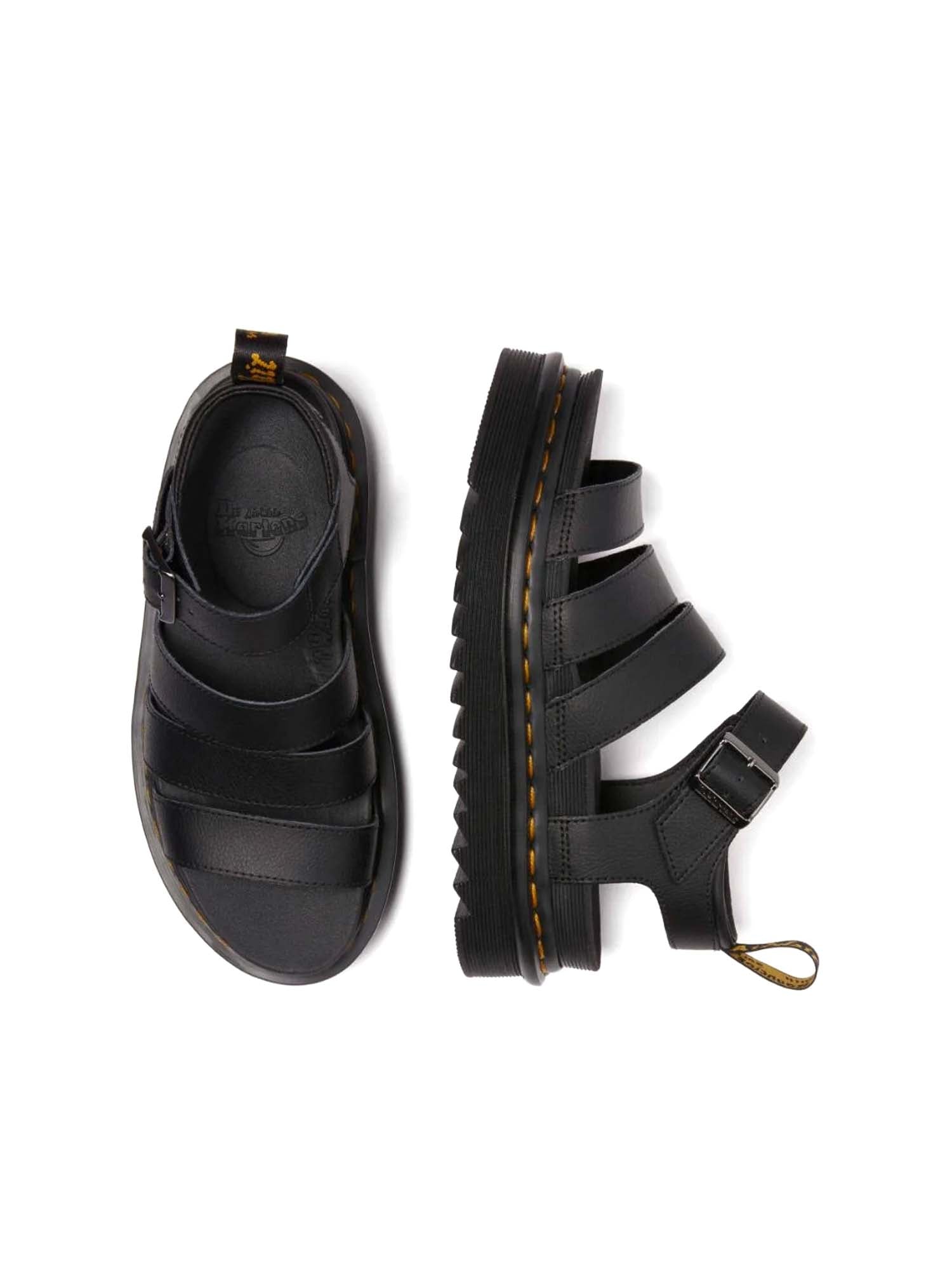 Dr. Martens Sandali Blaire in pelle Athena Nero