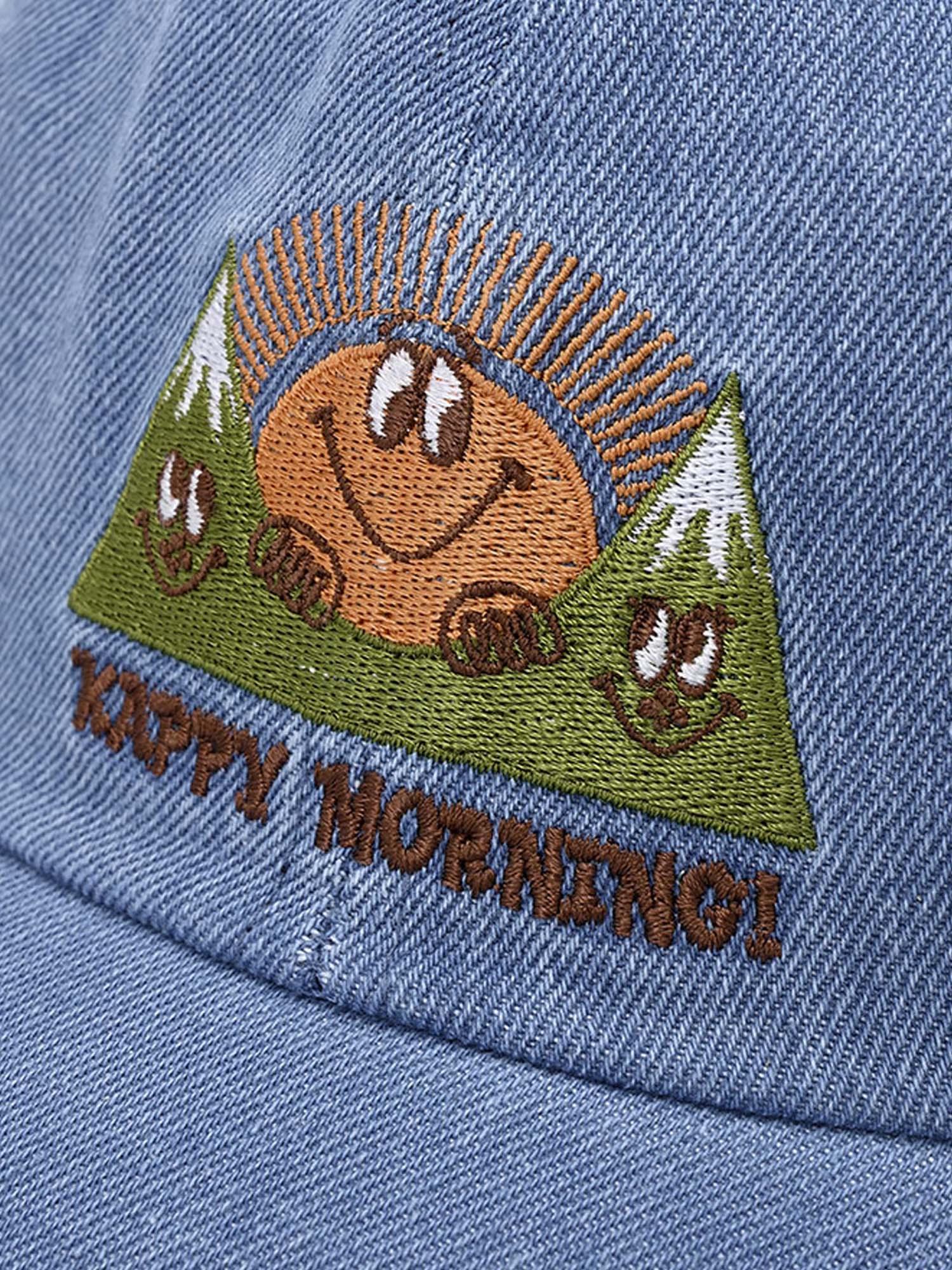 Kappy Design Cappellino in denim Kappy Morning Blu