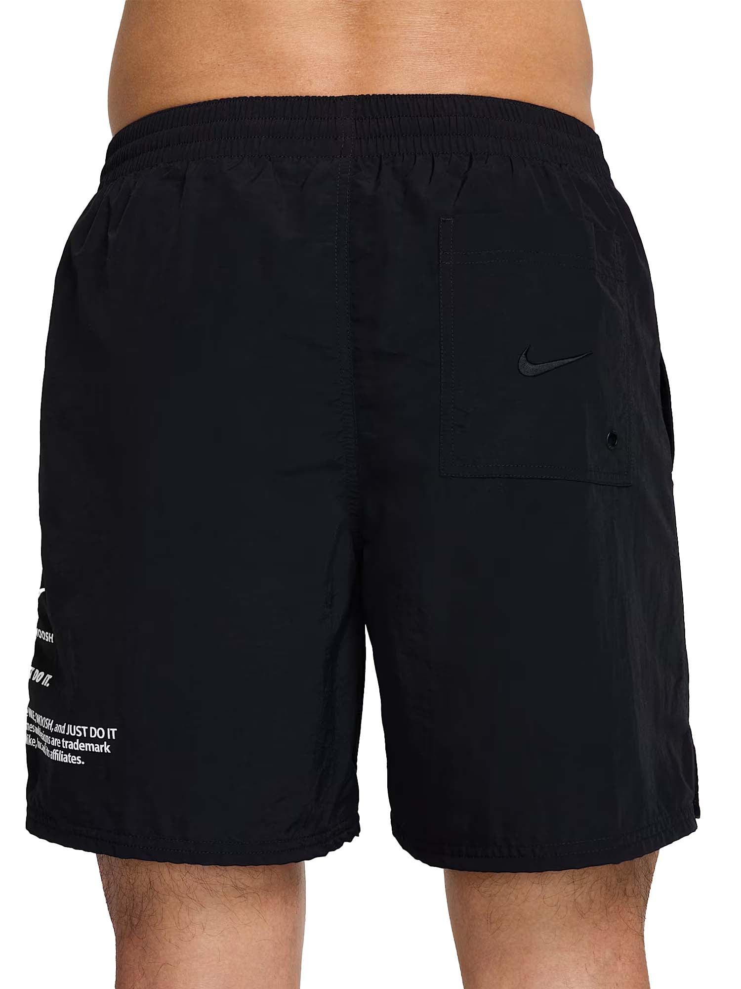 "Nike Volley Shorts 7" Brief-Lined da uomo Nero"