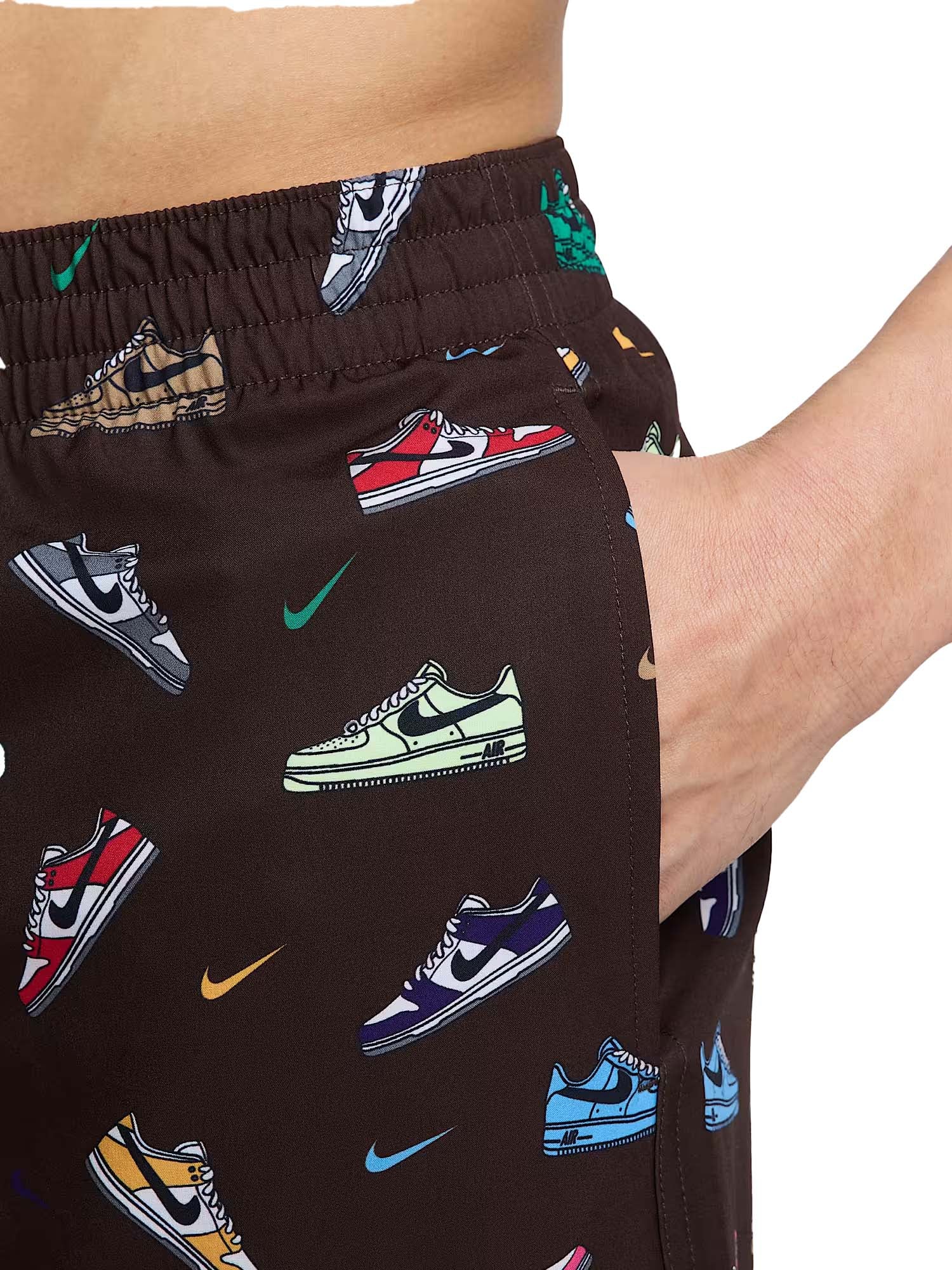"Nike Volley Shorts 5" Brief-Lined da uomo Marrone"