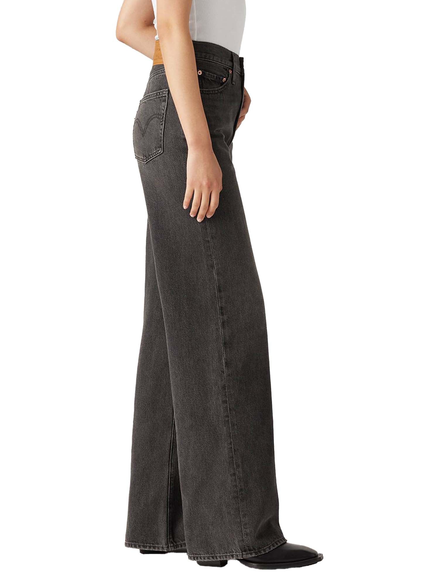 Levi's® Jeans Ribcage a gamba ampia Grigio