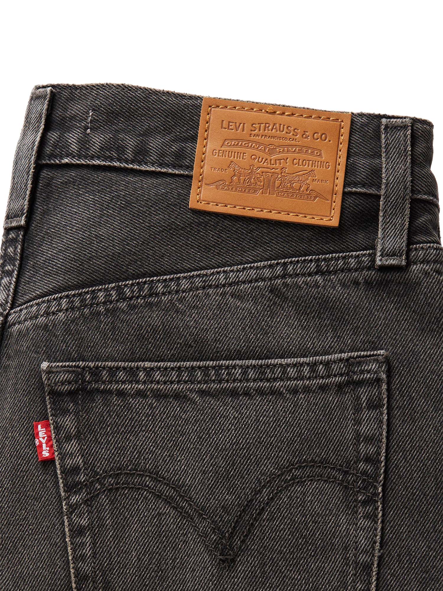 Levi's® Jeans Ribcage a gamba ampia Grigio