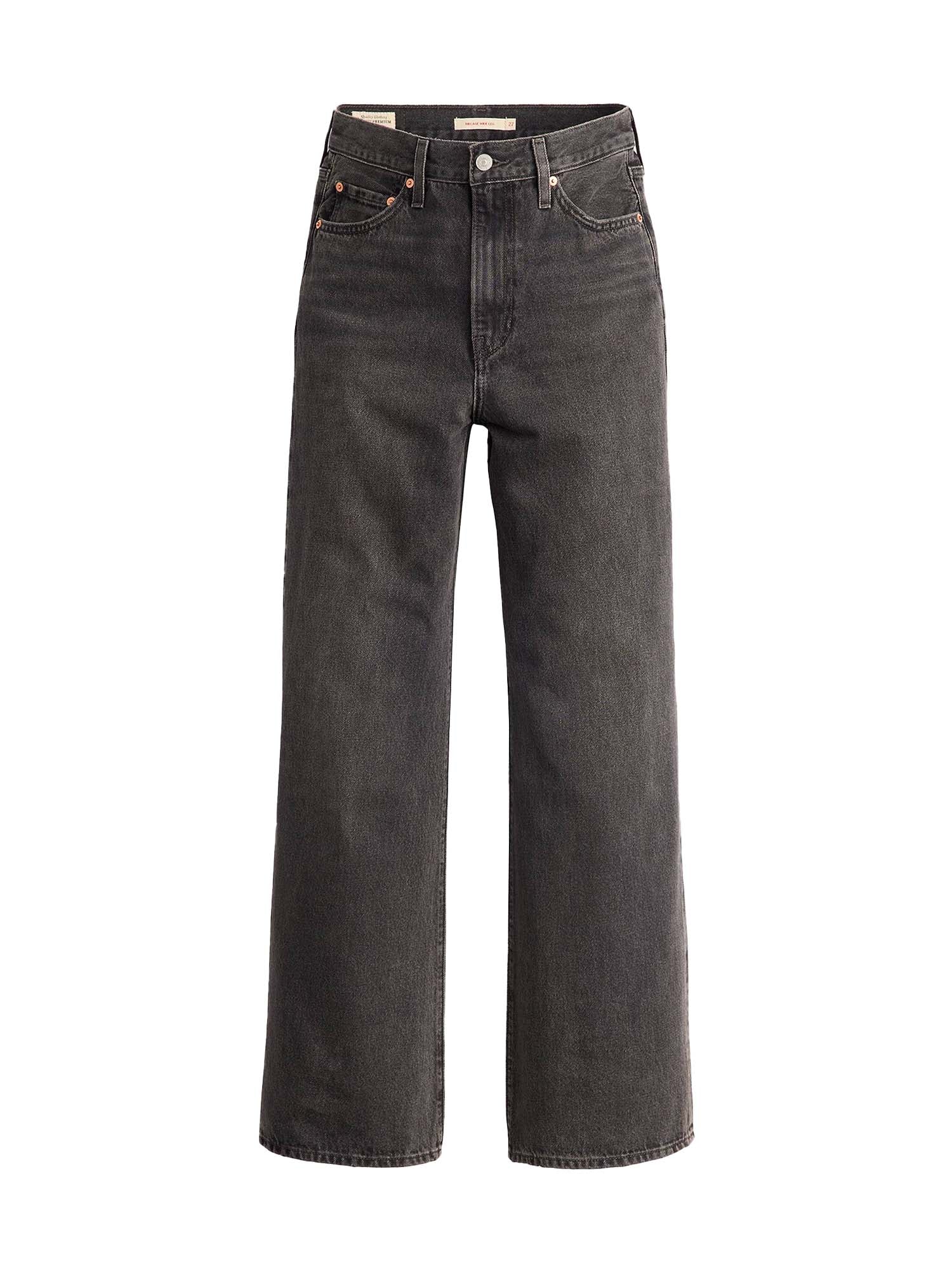 Levi's® Jeans Ribcage a gamba ampia Grigio