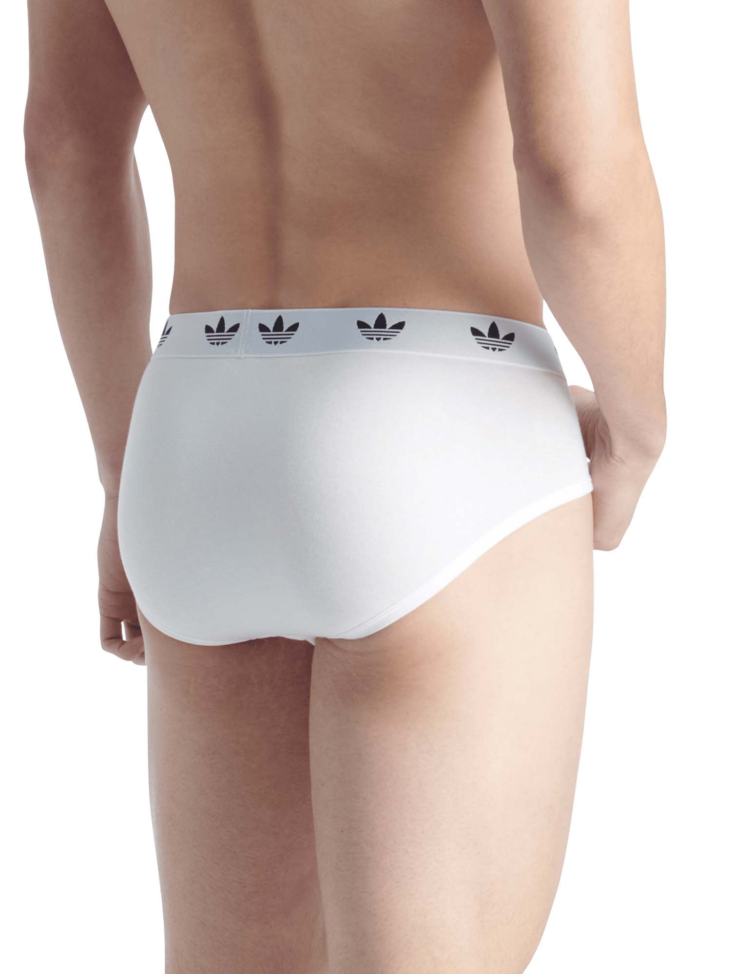 Adidas Slip Comfort Flex Cotton Underwear (Confezione da 3) Bianco