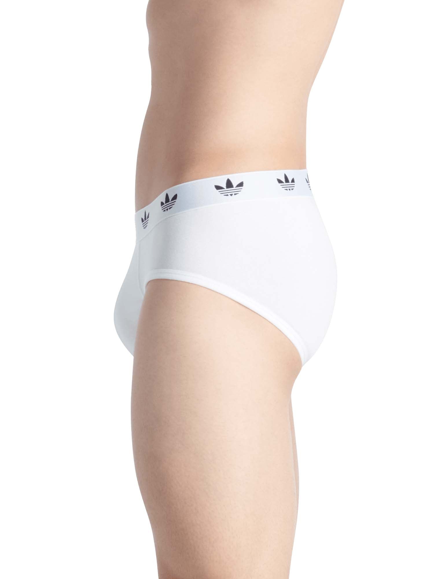 Adidas Slip Comfort Flex Cotton Underwear (Confezione da 3) Bianco