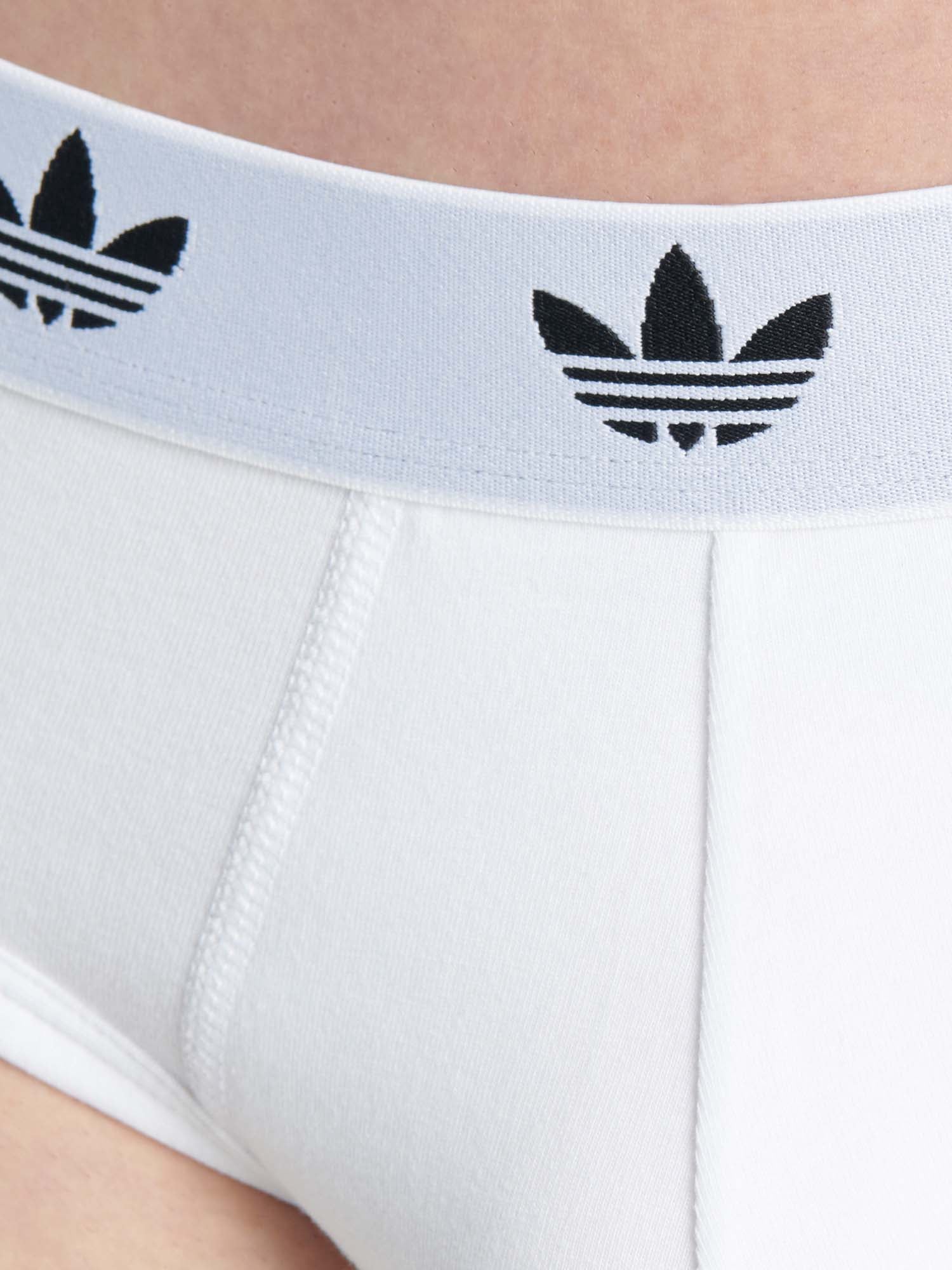 Adidas Slip Comfort Flex Cotton Underwear (Confezione da 3) Bianco