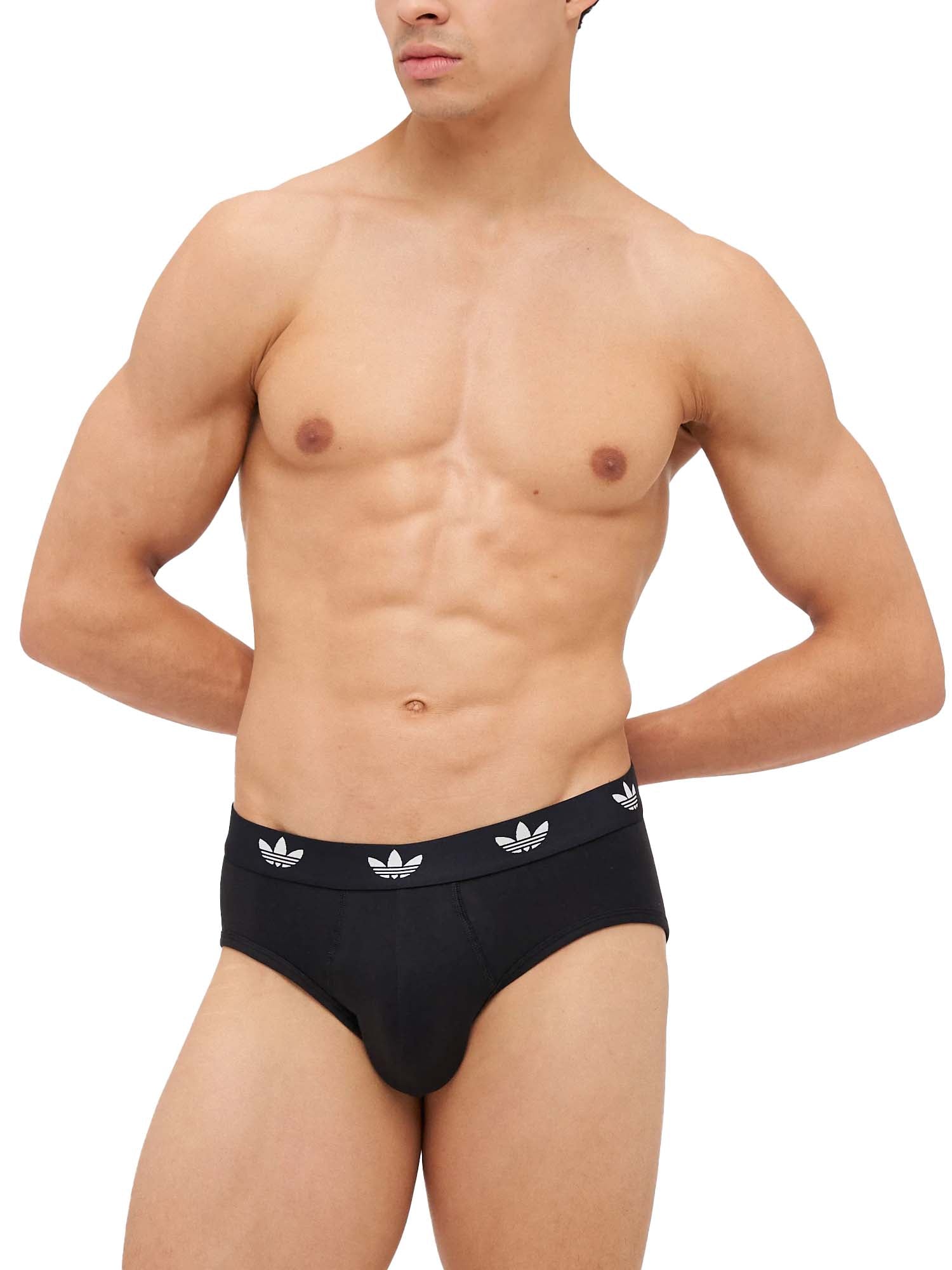 Adidas Slip Comfort Flex Cotton Underwear (Confezione da 3) Nero