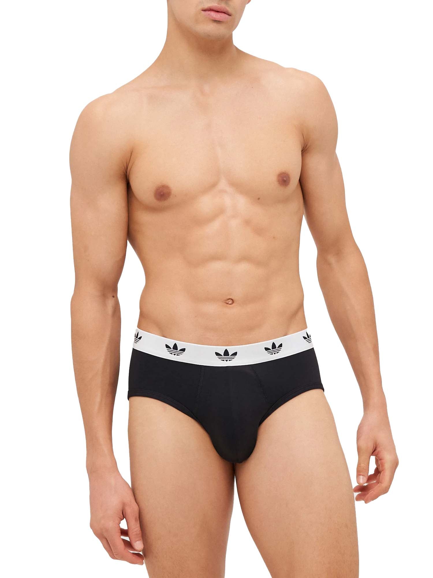 Adidas Slip Comfort Flex Cotton Underwear (Confezione da 3) Nero
