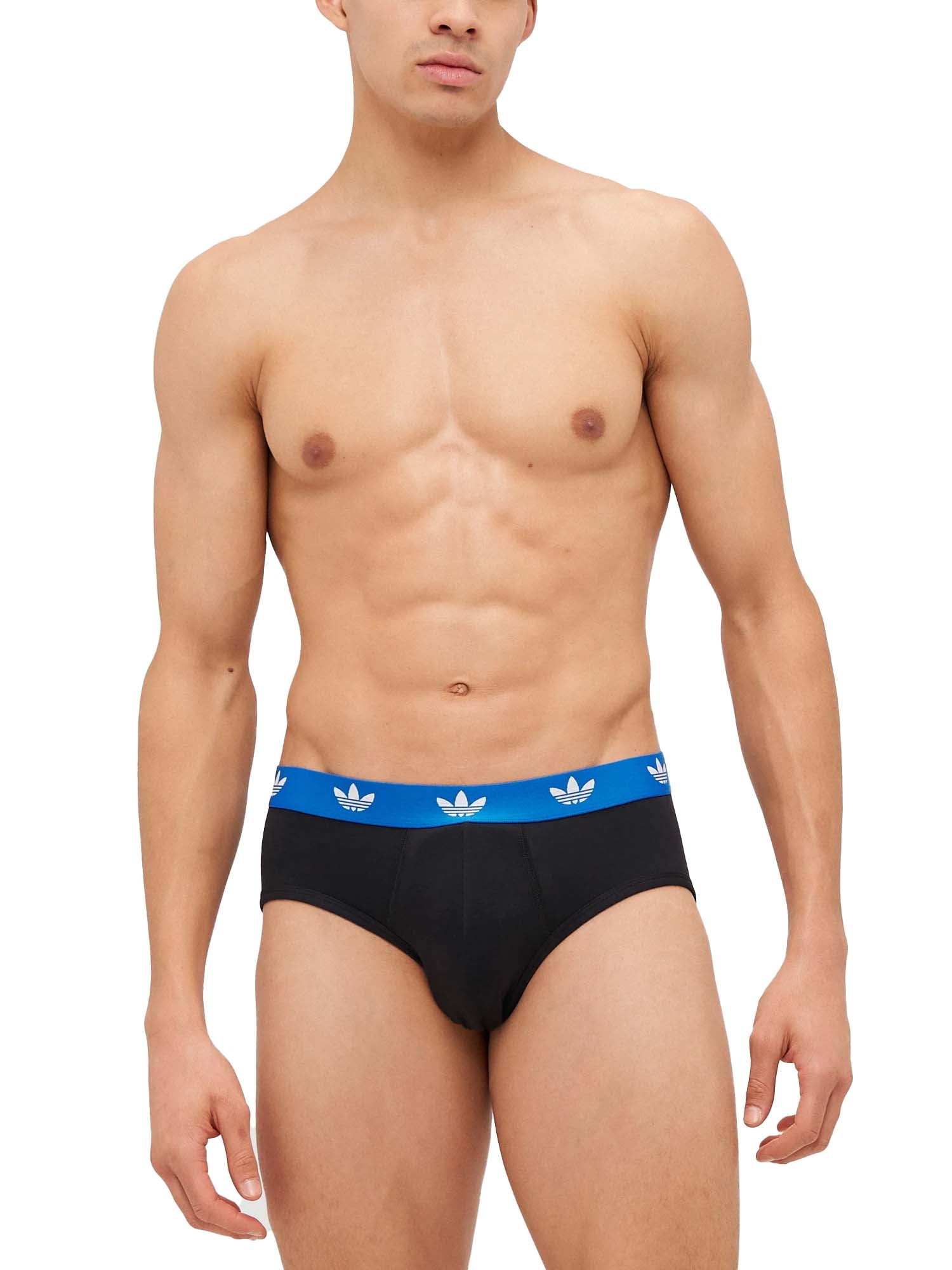 Adidas Slip Comfort Flex Cotton Underwear (Confezione da 3) Nero