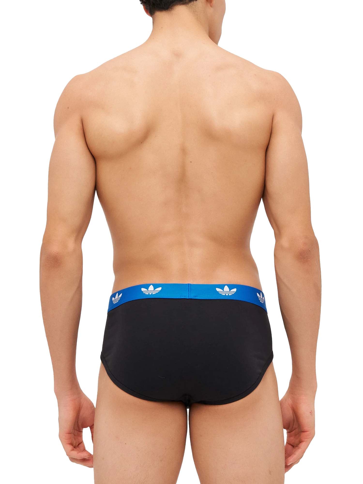 Adidas Slip Comfort Flex Cotton Underwear (Confezione da 3) Nero