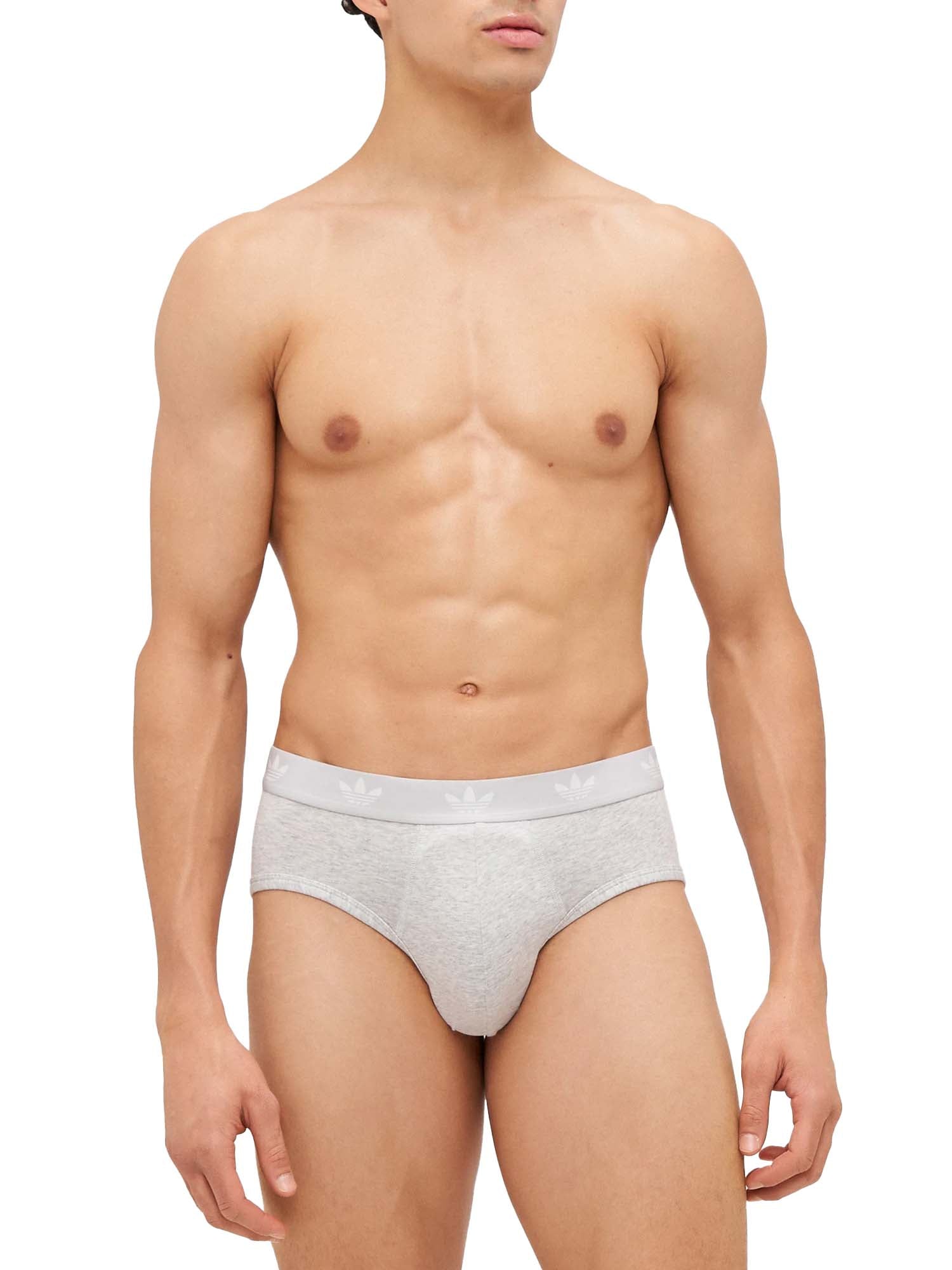 Adidas Slip Comfort Flex Cotton Underwear (Confezione da 3) Bianco