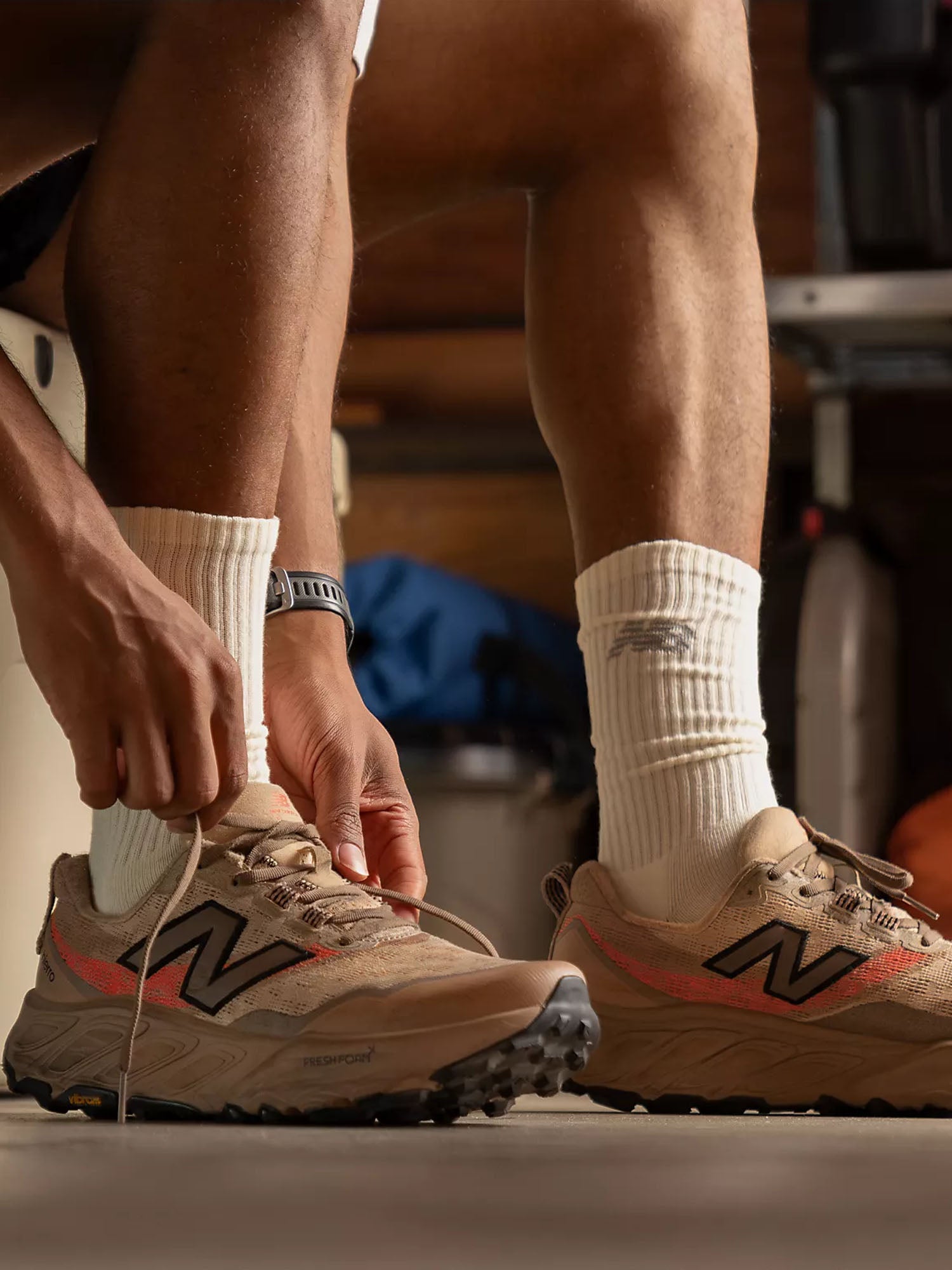 New Balance Fresh Foam X Hierro V9 Scarpe Beige