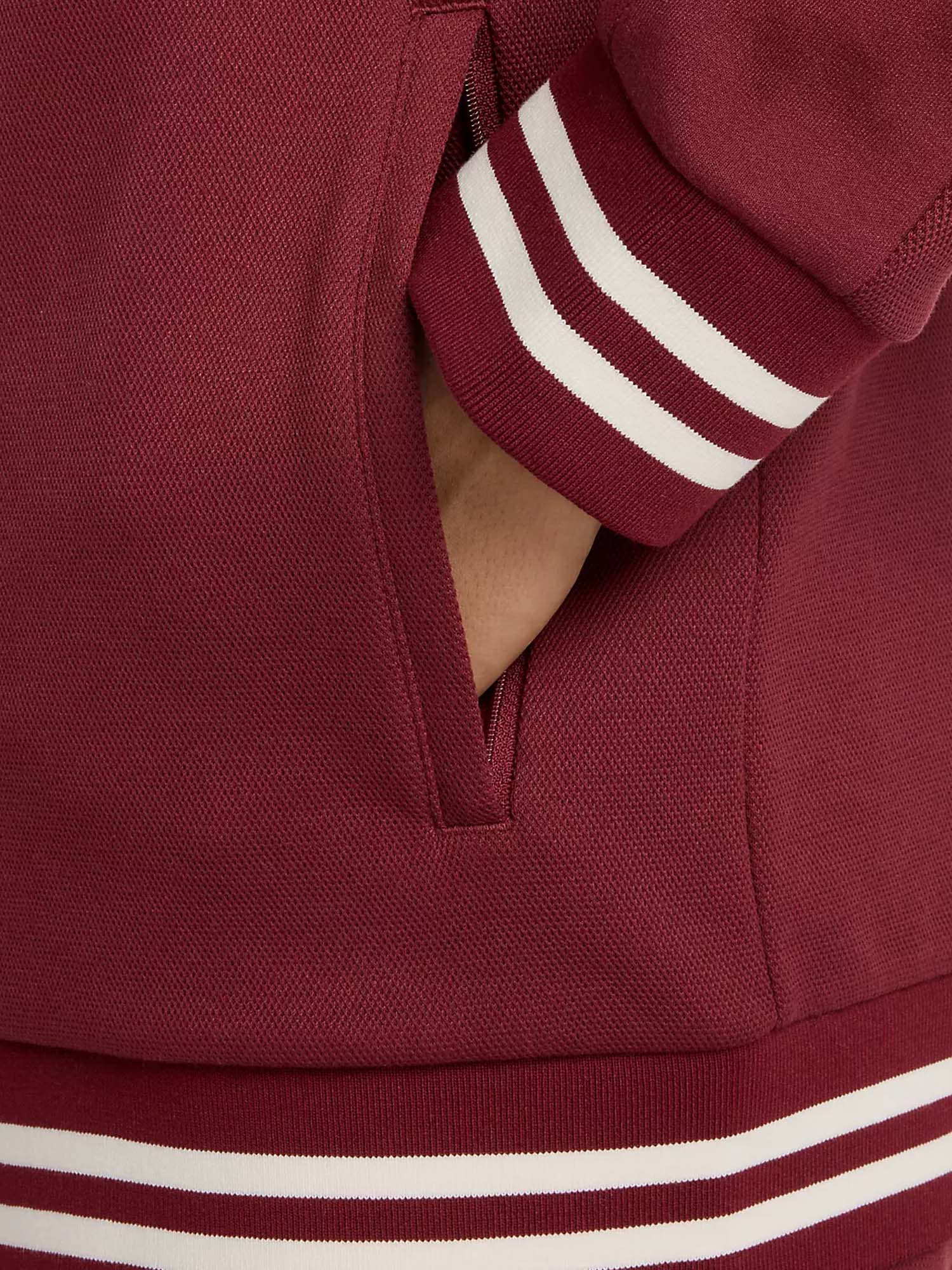 New Balance Post Season Pique Track Jacket Rosso