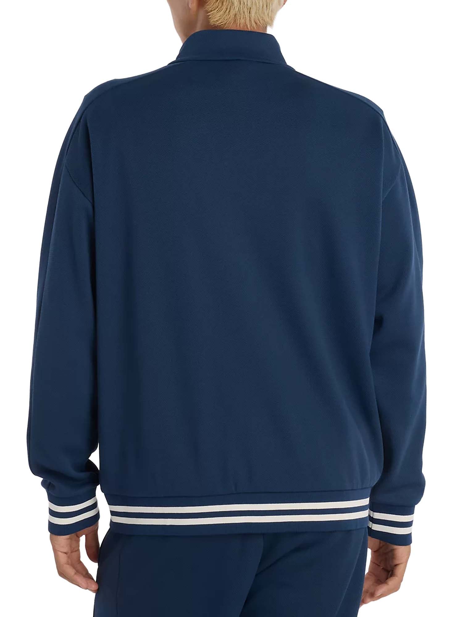 New Balance Post Season Pique Track Jacket Blu