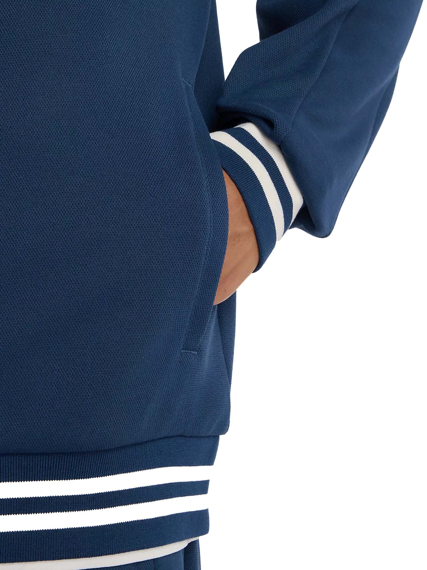 New Balance Post Season Pique Track Jacket Blu